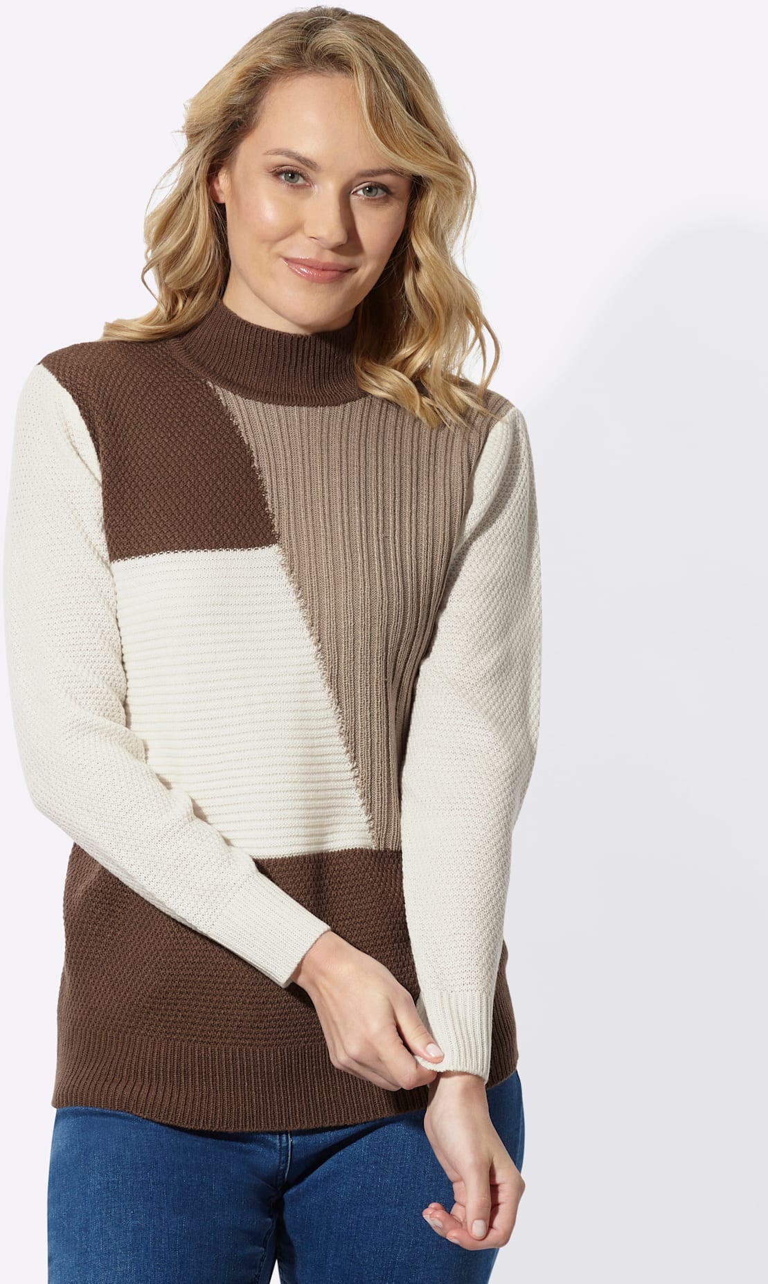 Classic Basics Stehkragenpullover "Stehkragen-Pullover"