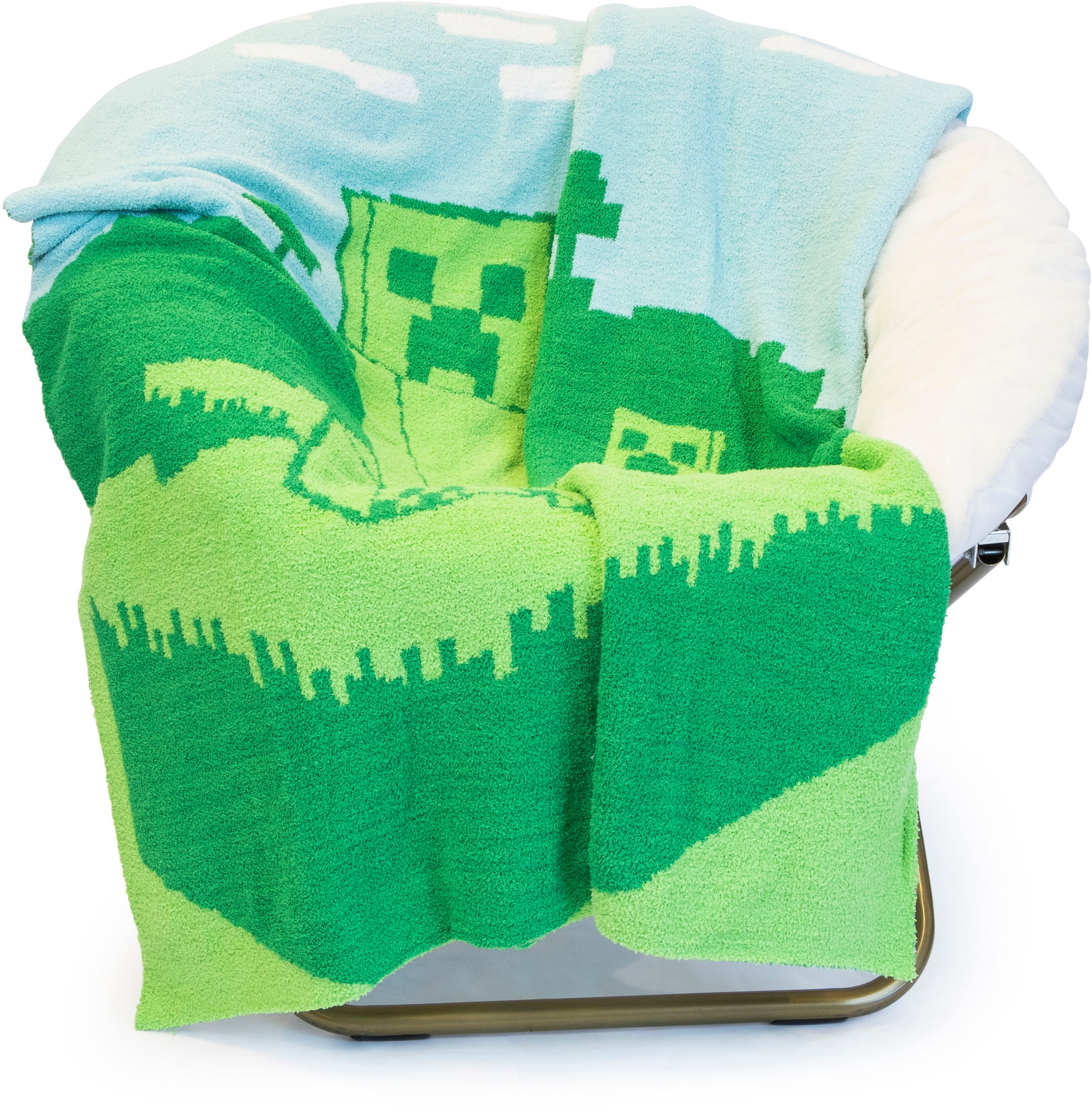 Minecraft Kinderdecke "Minecraft Creeper Flauschige Kuscheldecke - 127 x 15 günstig online kaufen