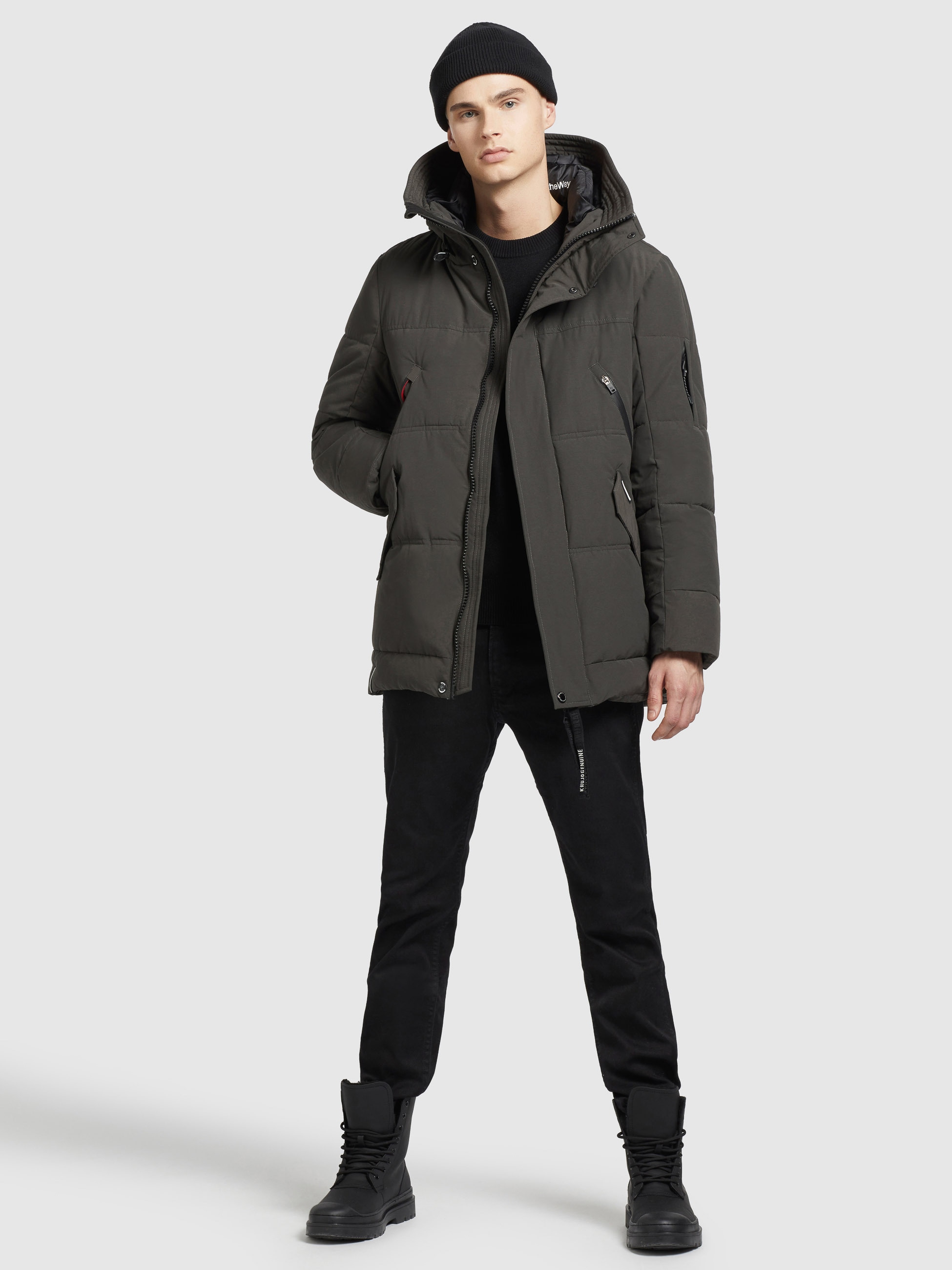 khujo Steppjacke »FANK«, (1 St.), mit Kapuze