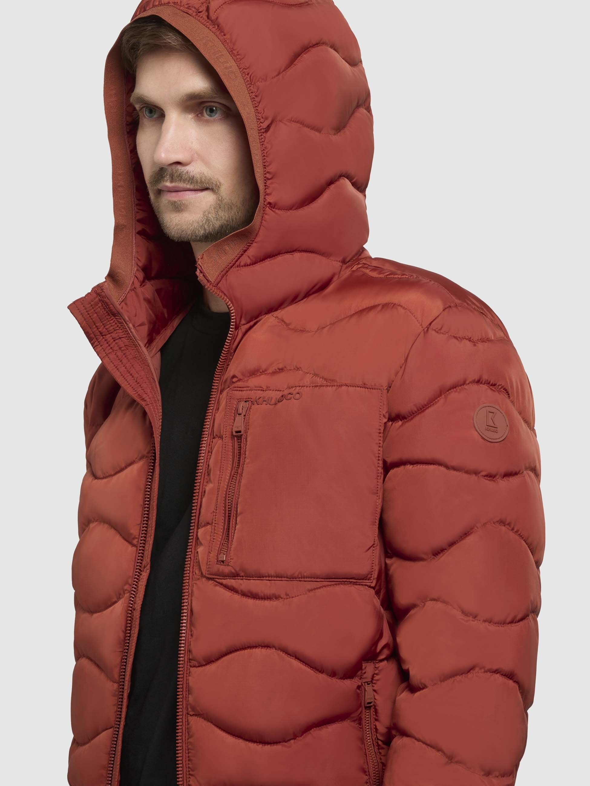 khujo Steppjacke »OMER«, mit Kapuze