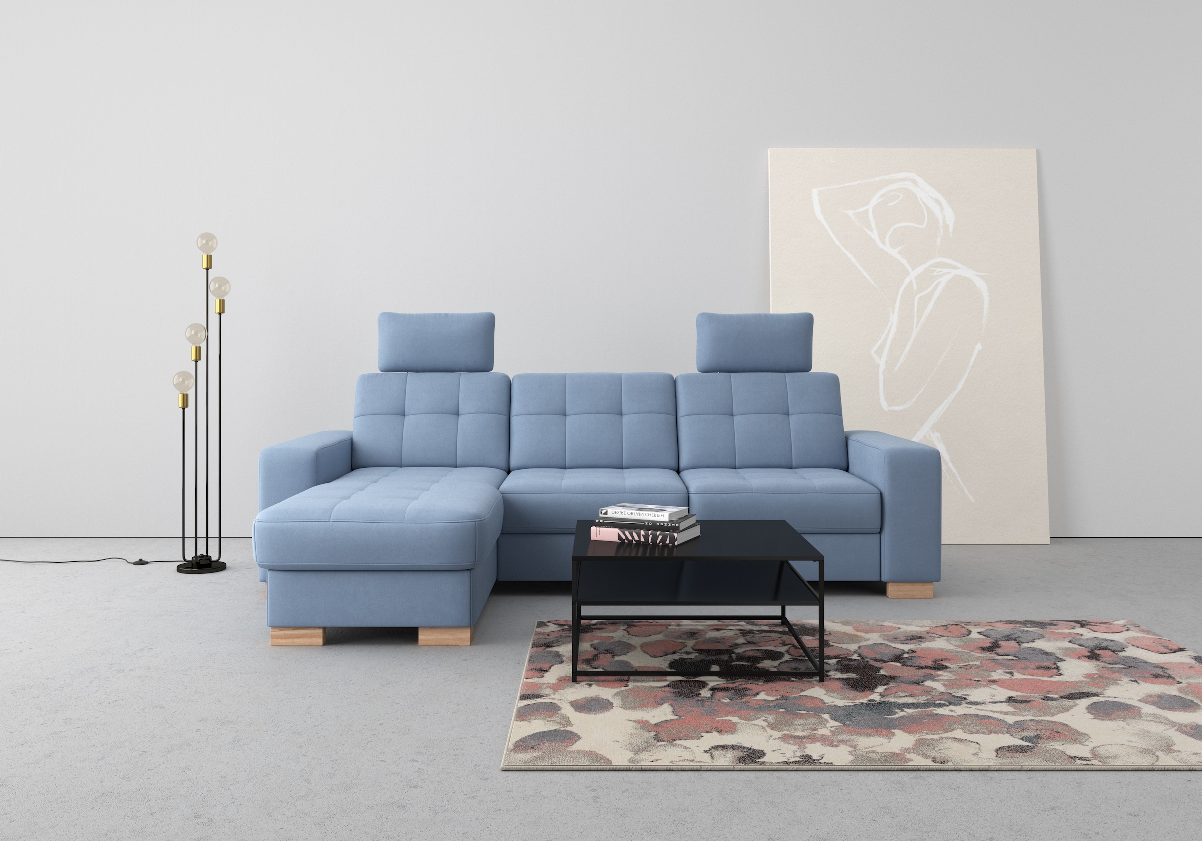 sit&more Sit&more Ecksofa »Quincy L-Form« patog...