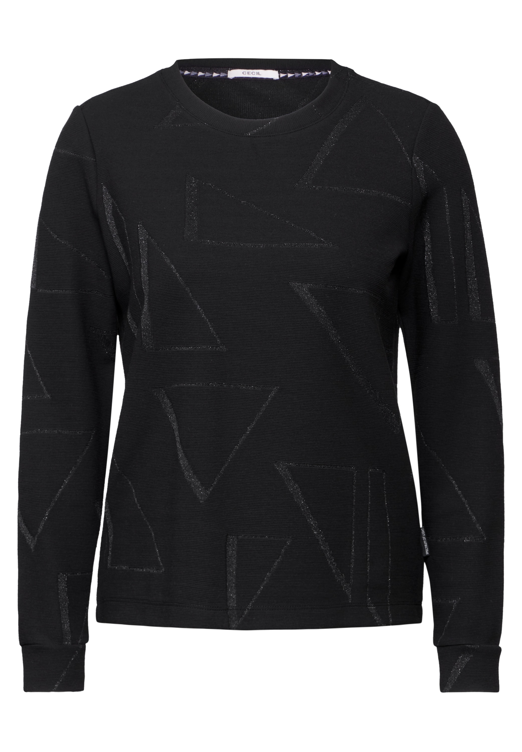 Cecil Langarmshirt, mit Glitzer-Details