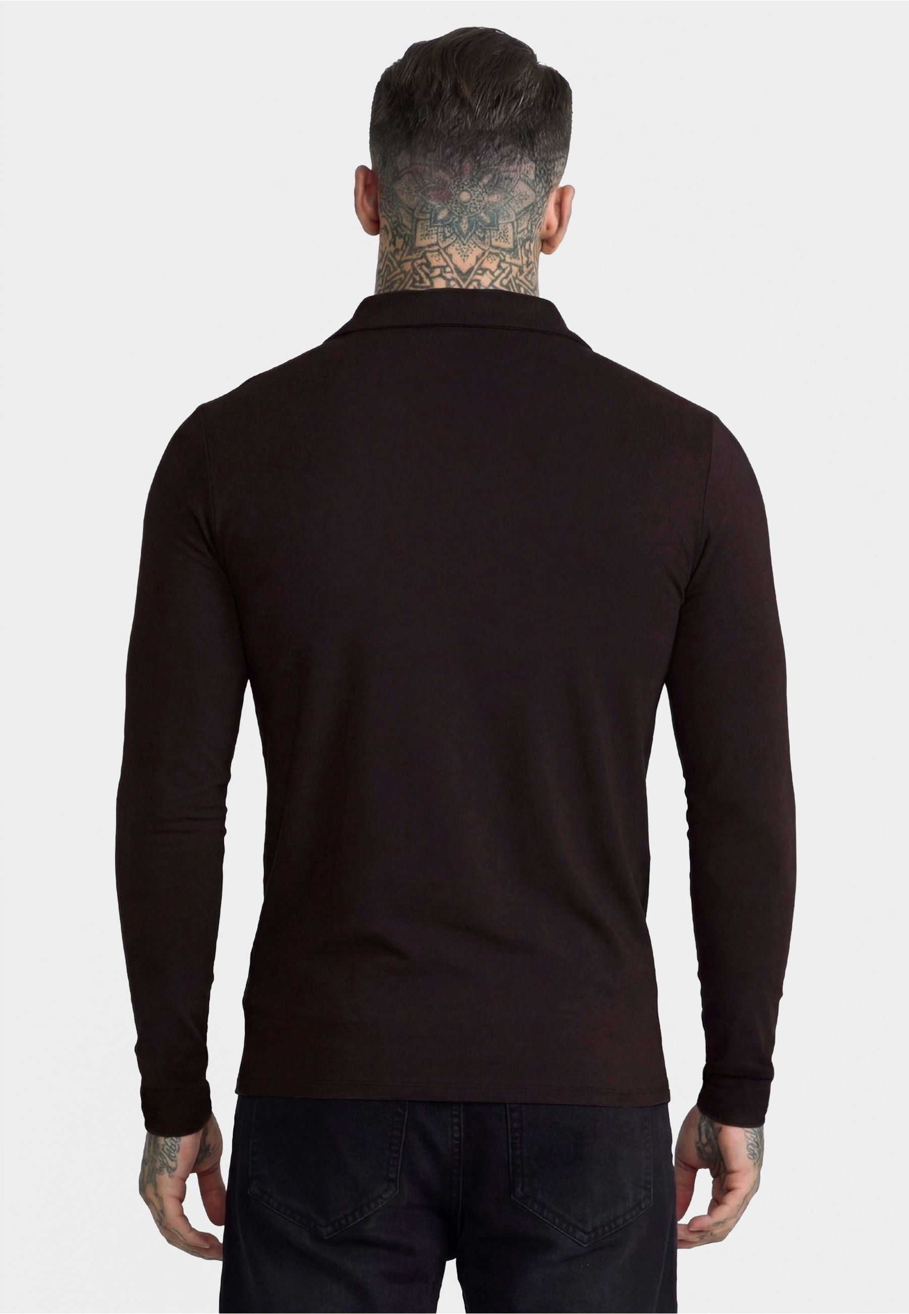 Siksilk Poloshirt »SikSilk Long Sleeve Revere Polo« 1