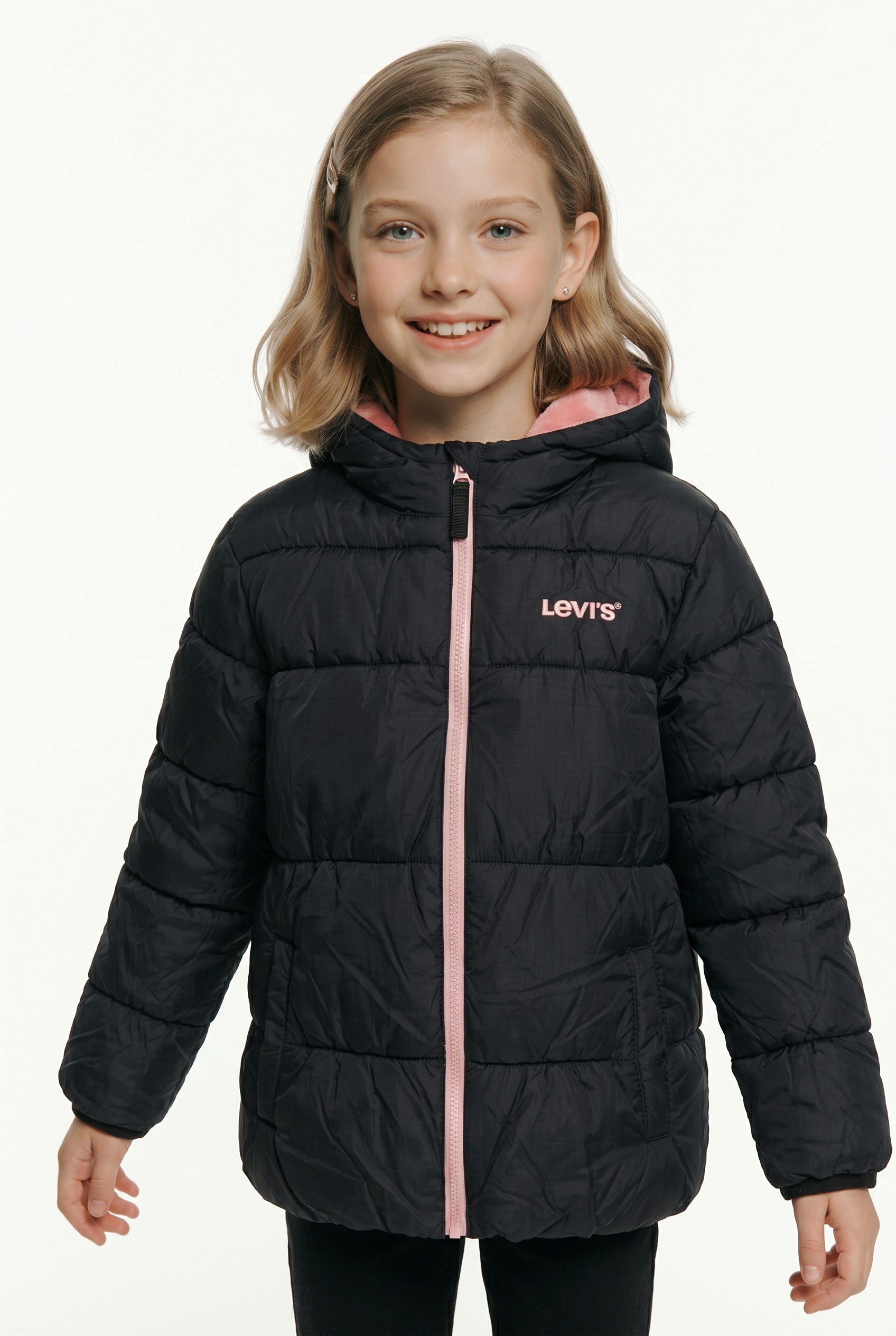 Levis Kids Winterjacke "LVG CORE BATWING PUFFER" mit Kapuze for GIRLS