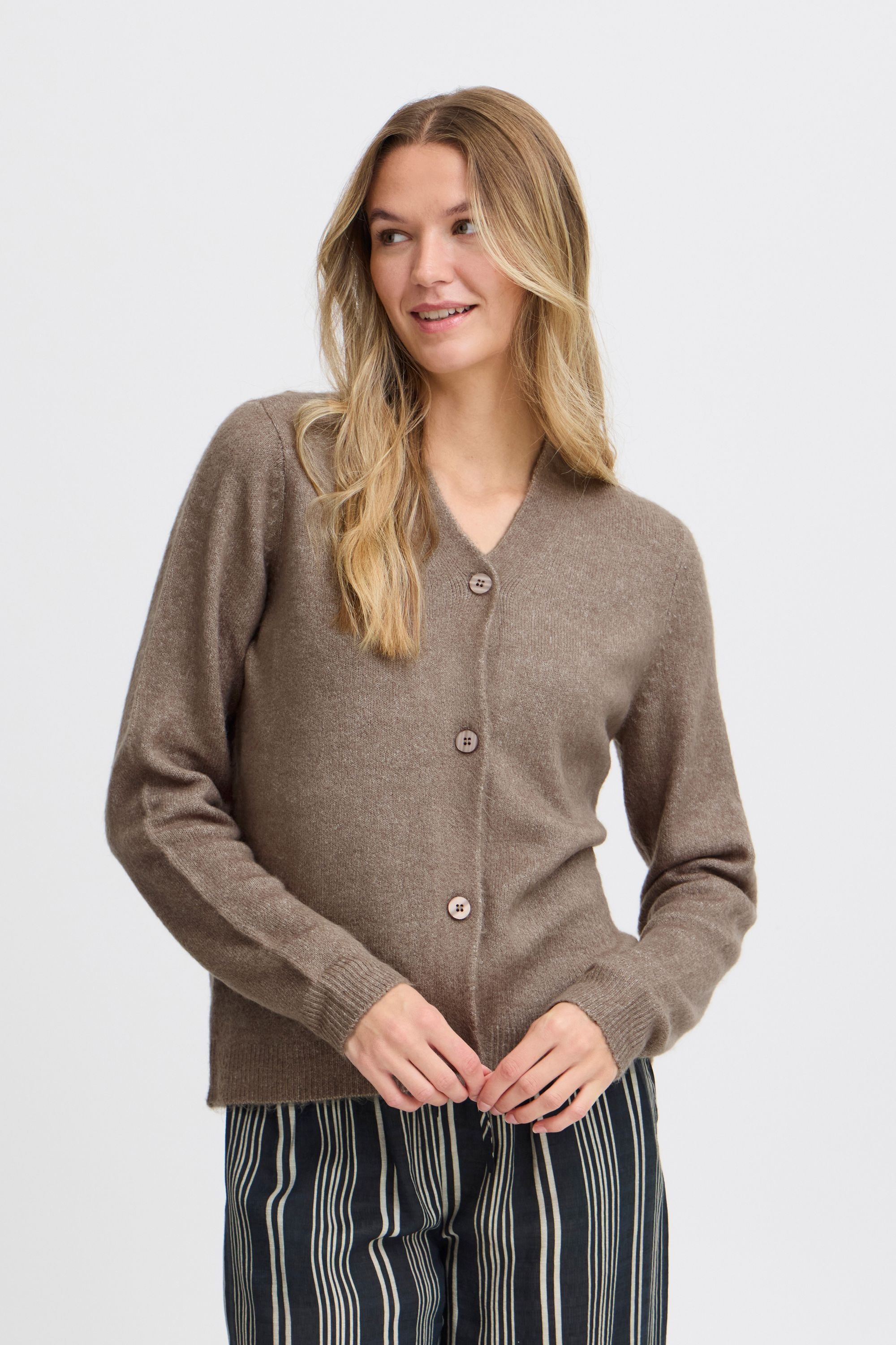fransa Strickpullover »Strickpullover FRELLIS CAR 1«