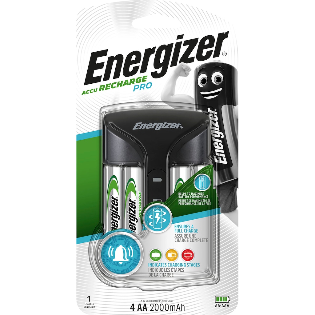 Energizer Batterie-Ladegerät »Pro Charger +4 AA 2000 mAh«