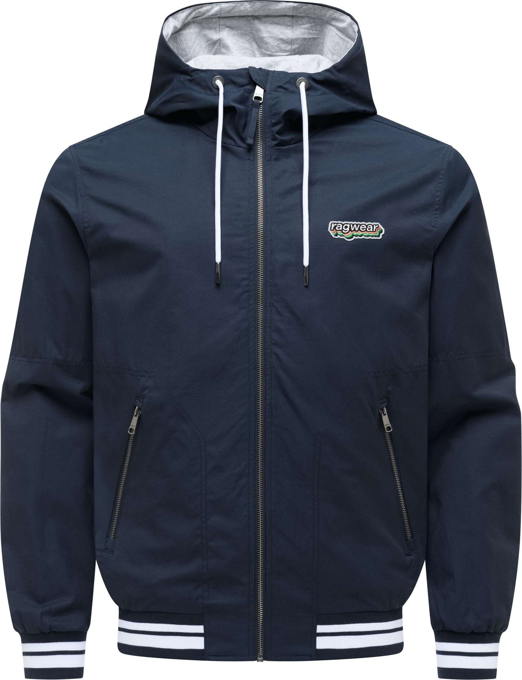 Ragwear Outdoorjacke "Stewan YOUMODO" mit Kapuze leichte Herren Übergangsjacke mitelastischen Bündchen
