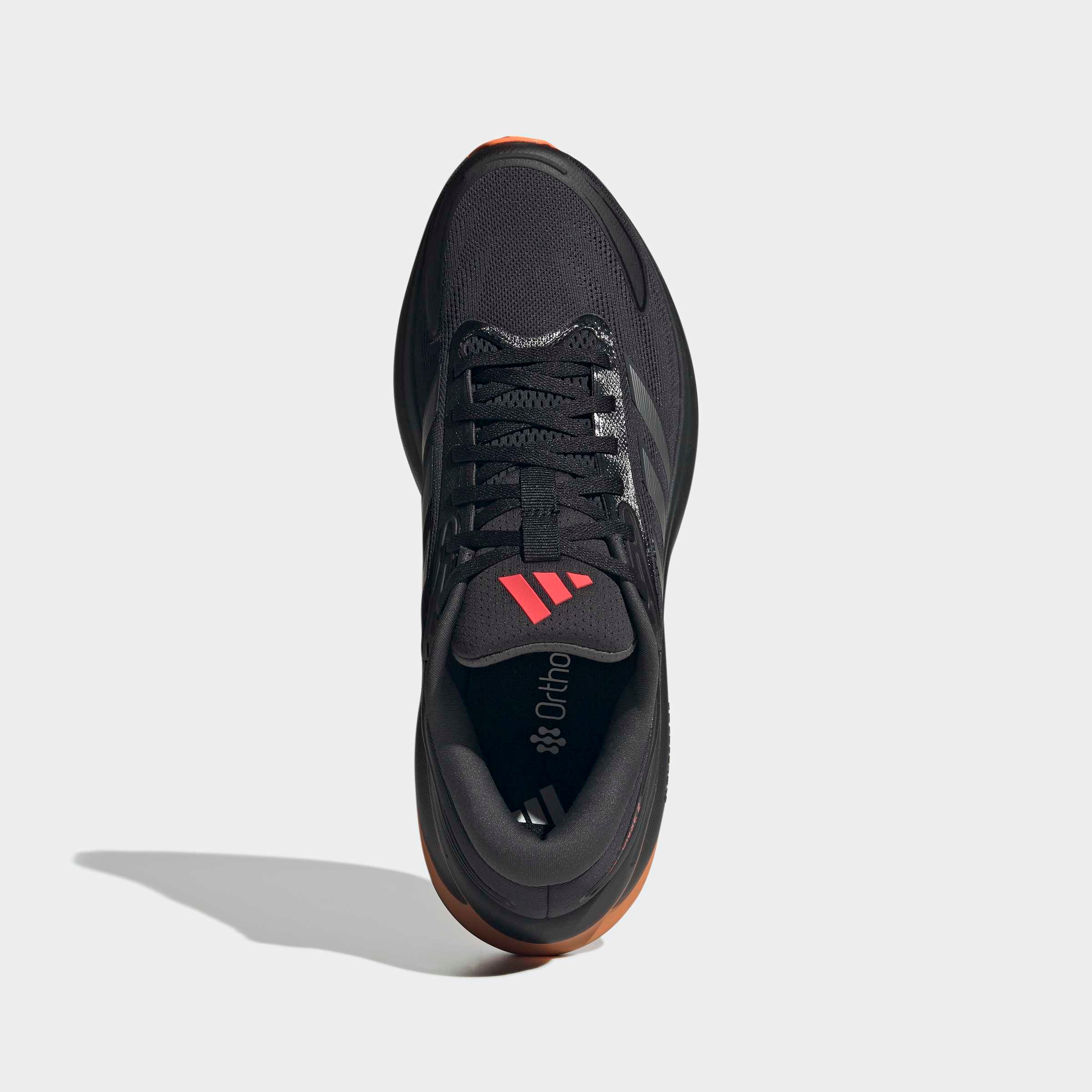 Laufschuh ADIDAS PERFORMANCE "RESPONSE 2", Damen, Gr. 46, core schwarz, iron metallic, carbon, Synthetik, Textil, Schuhe Laufschuh 3