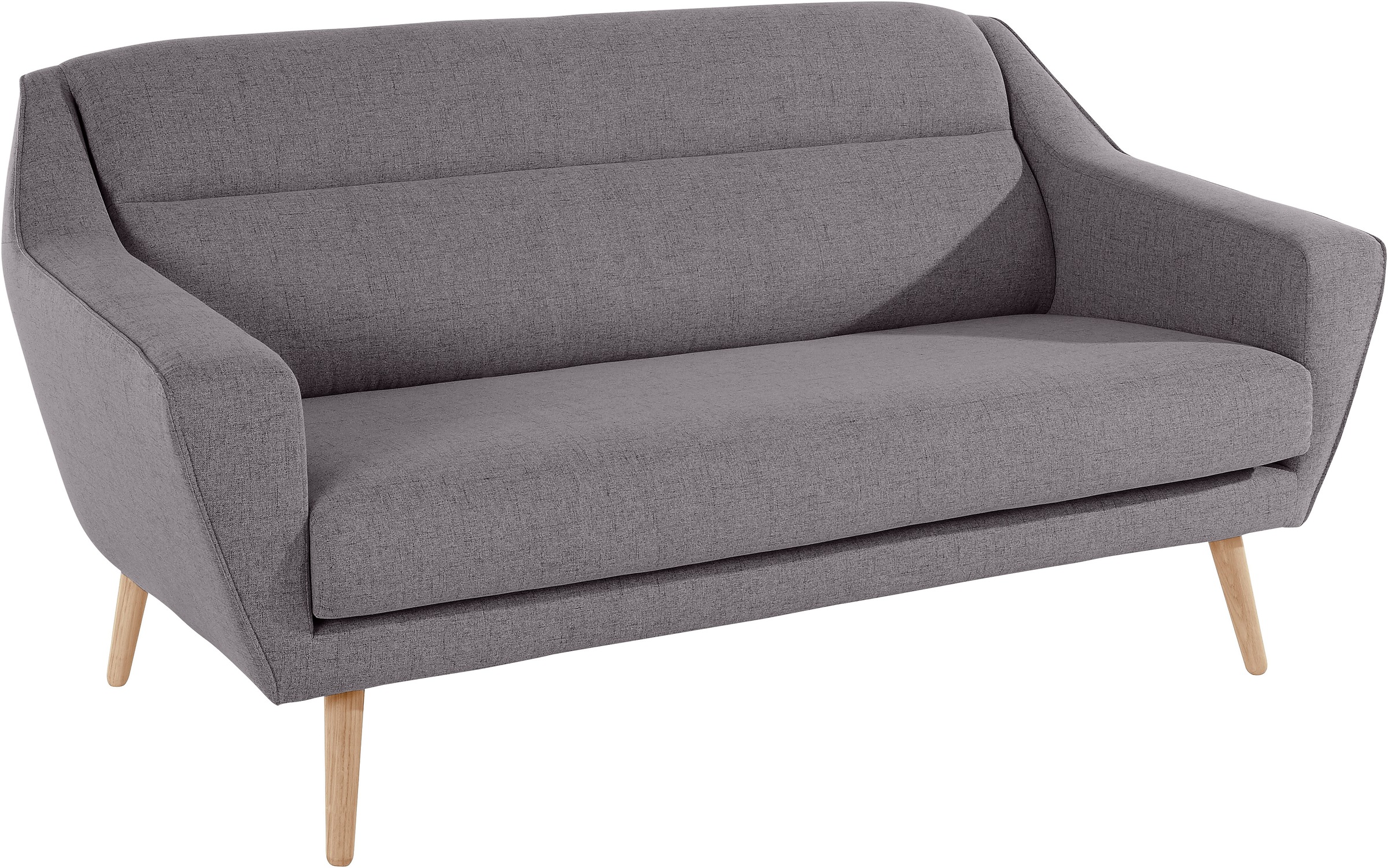 andas 2-Sitzer »Bille«, mit Naht im Rückenkissen und Eiche-Beinen, Design by Morten Georgsen