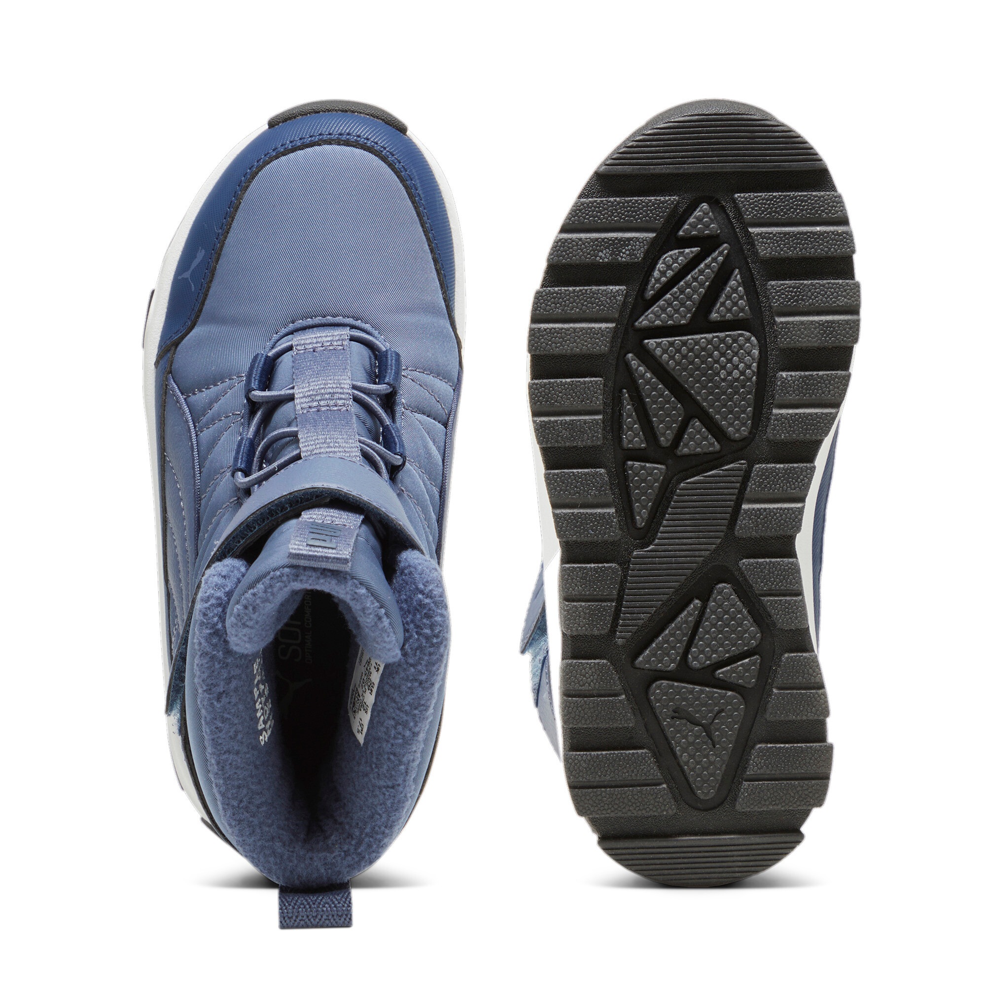 Winterboots PUMA "EVOLVE BOOT AC+ PS", Kinder, Gr. 30, inky blau, persian blau, puma weiß, Textil, Schuhe Winterboots, Snowboots, Winterstiefel, Winterschuhe 3