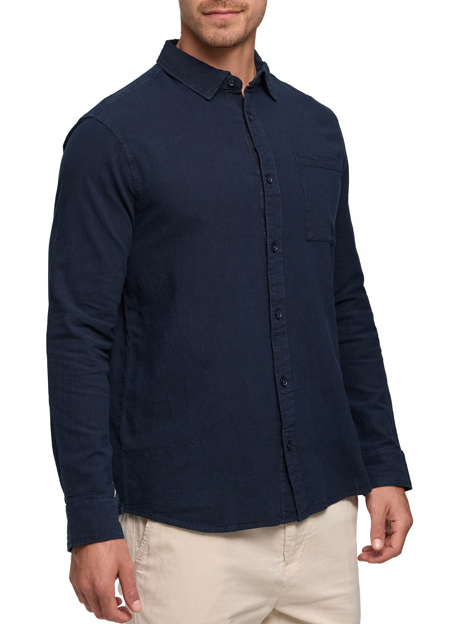 Indicode Langarmhemd "INTrypto Long Sleeve" günstig online kaufen