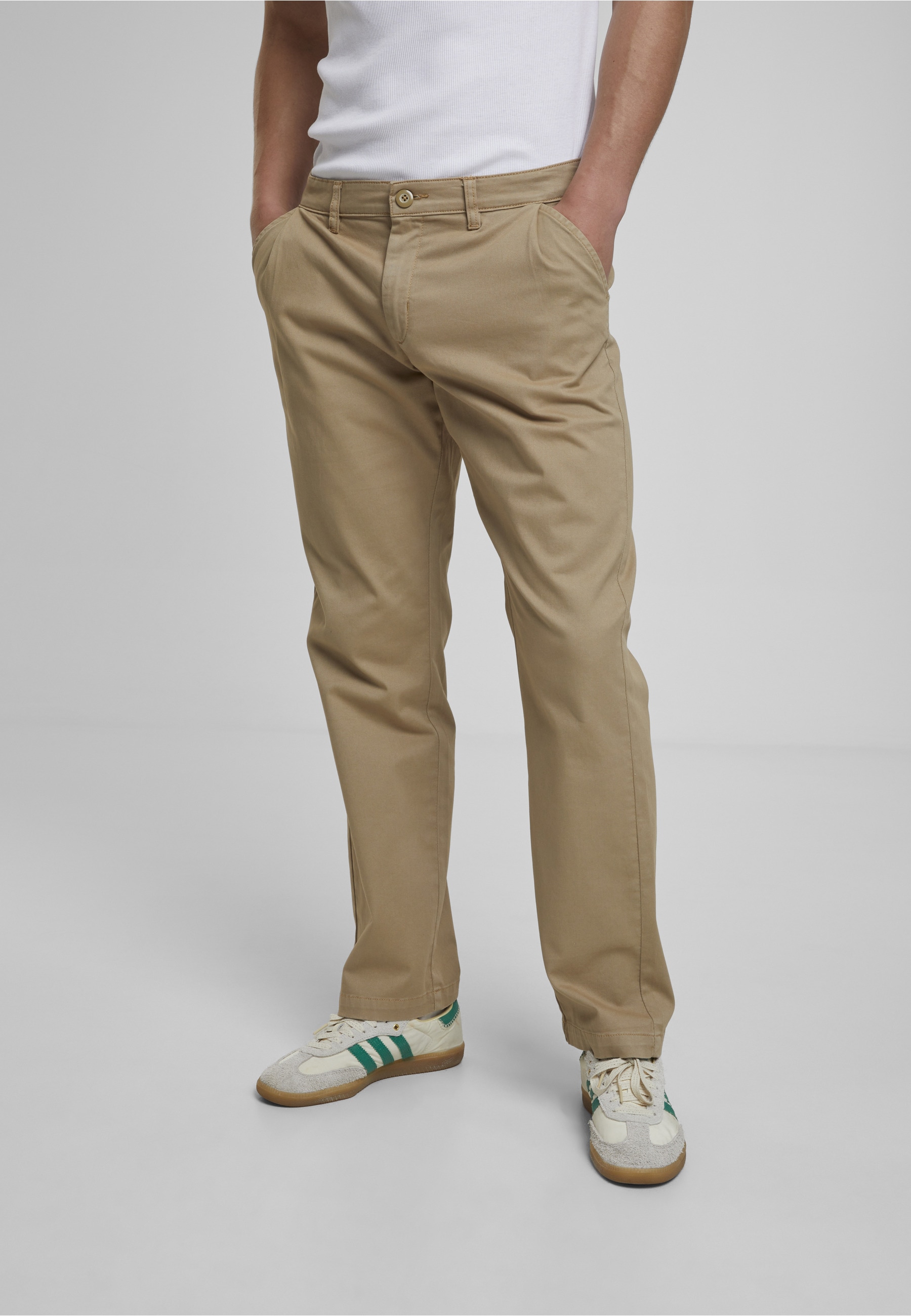 URBAN CLASSICS Stoffhose »Urban Classics Pleated Twill Pants«
