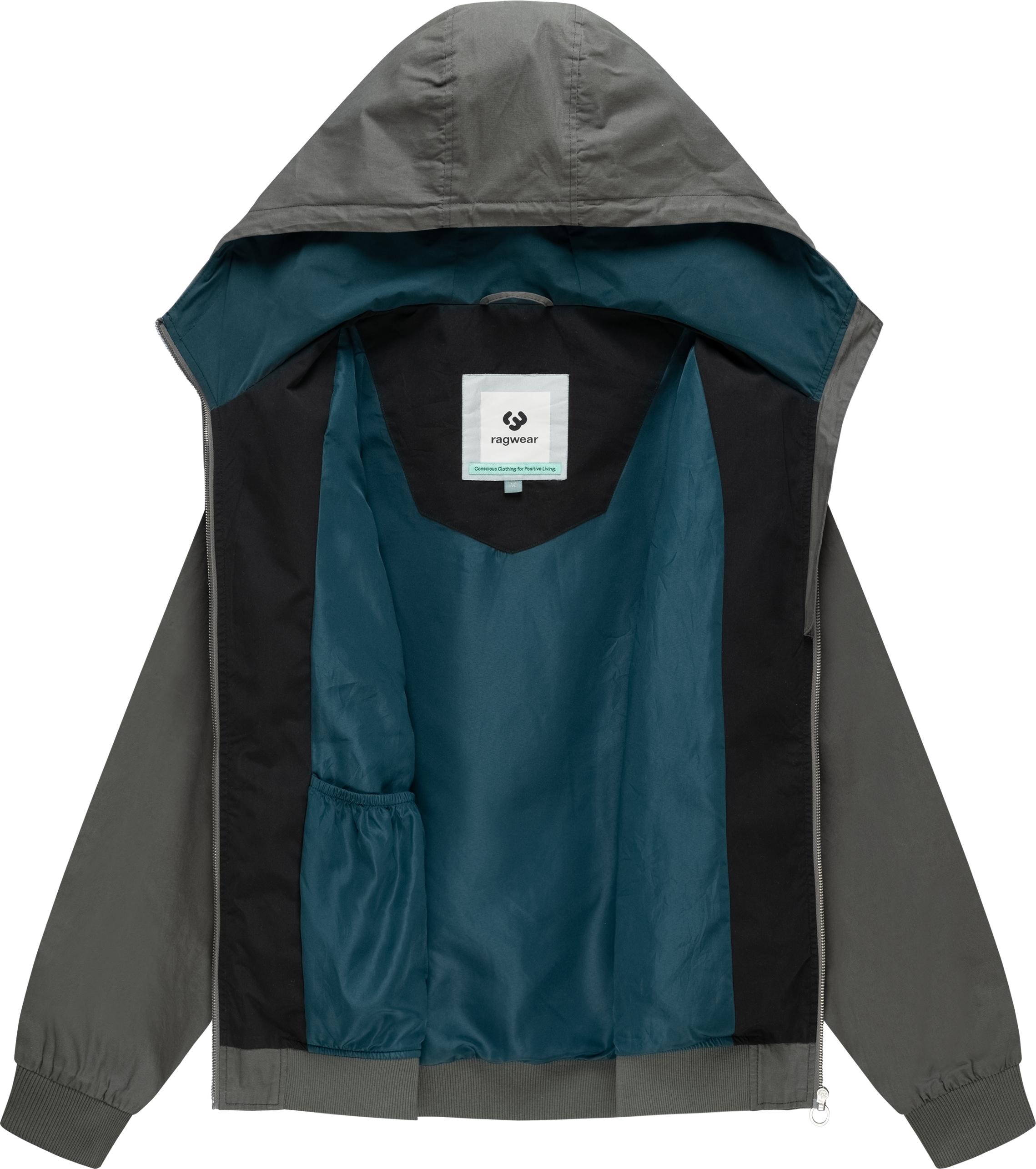 Ragwear Outdoorjacke »Stewie Vintage« mit Kapuze stylische Herren Übergangsjacke mit großer Kapuze