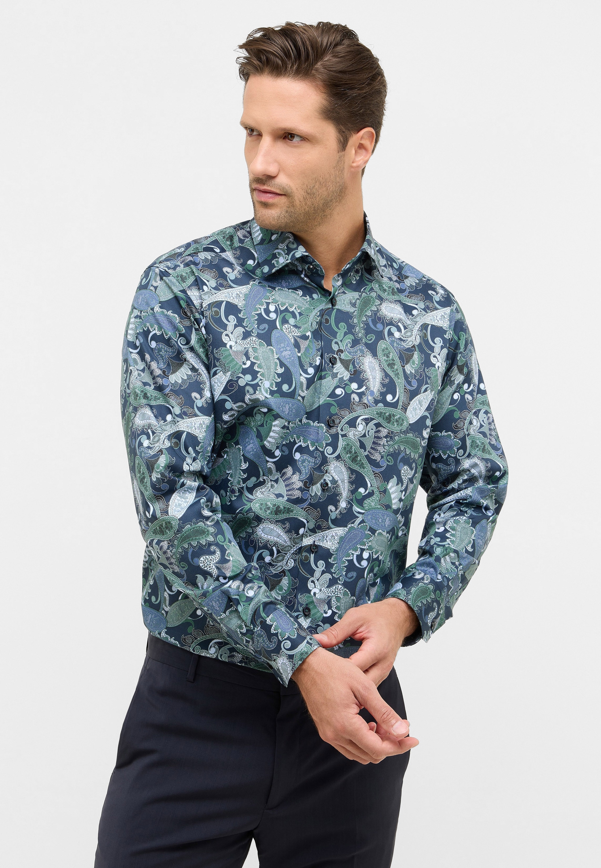 Eterna Langarmhemd "MODERN FIT", NON IRON (bügelfrei) günstig online kaufen