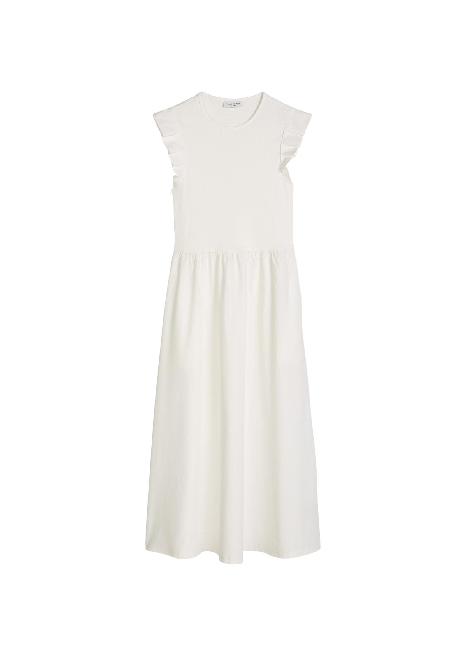 Marc O'Polo DENIM Jerseykleid »mit Baumwoll-Popelinerock«
