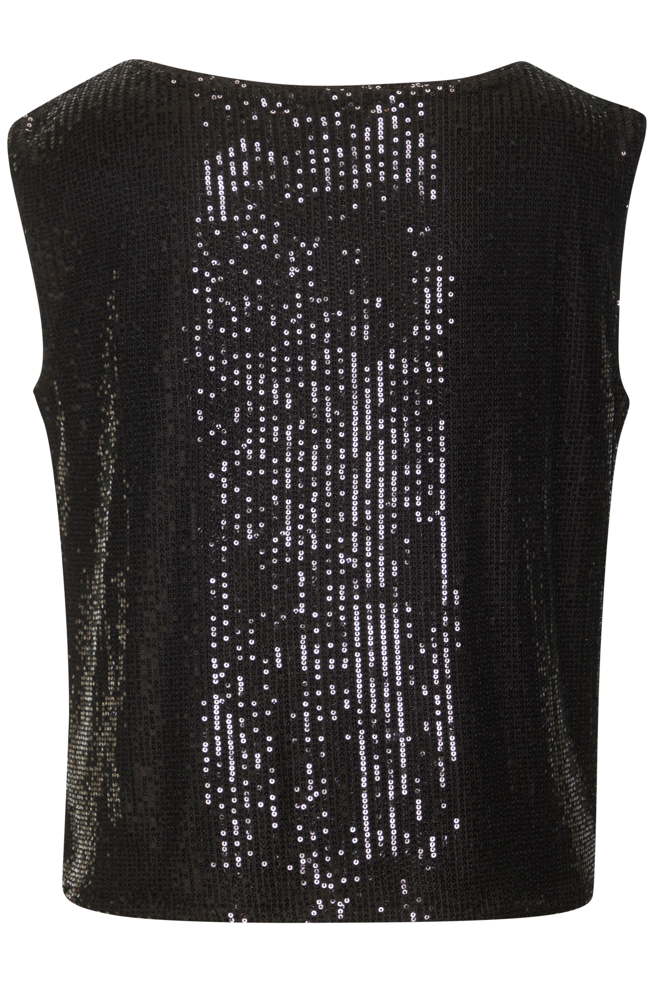 Thumbnail - LASCANA Paillettenshirt, mit breiten Trägern, Partytop, festlich