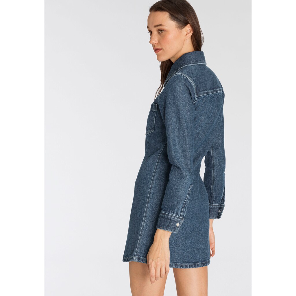 Damenmode Kleider Levi's® Minikleid »SABINE MINI DRESS« mid-blue Damenmode Kleider Levi's® Minikleid »SABINE MINI DRESS« mid-blue