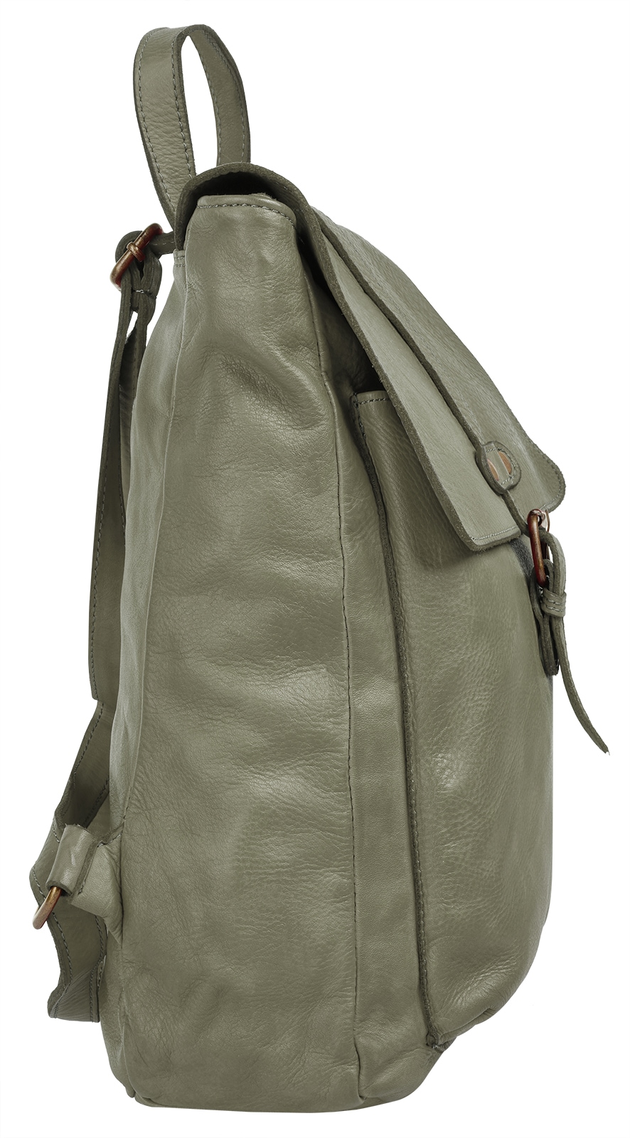 Samantha Look Cityrucksack, Echt Leder, Made in Italy