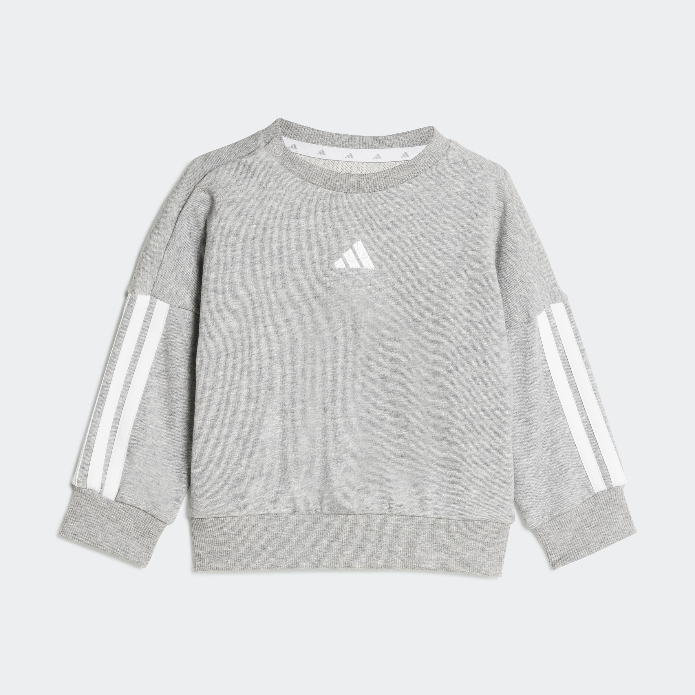 Adidas Ensemble Essentials Joggers White / Medium Grey Heather 12-24 Mois Garçons,Filles