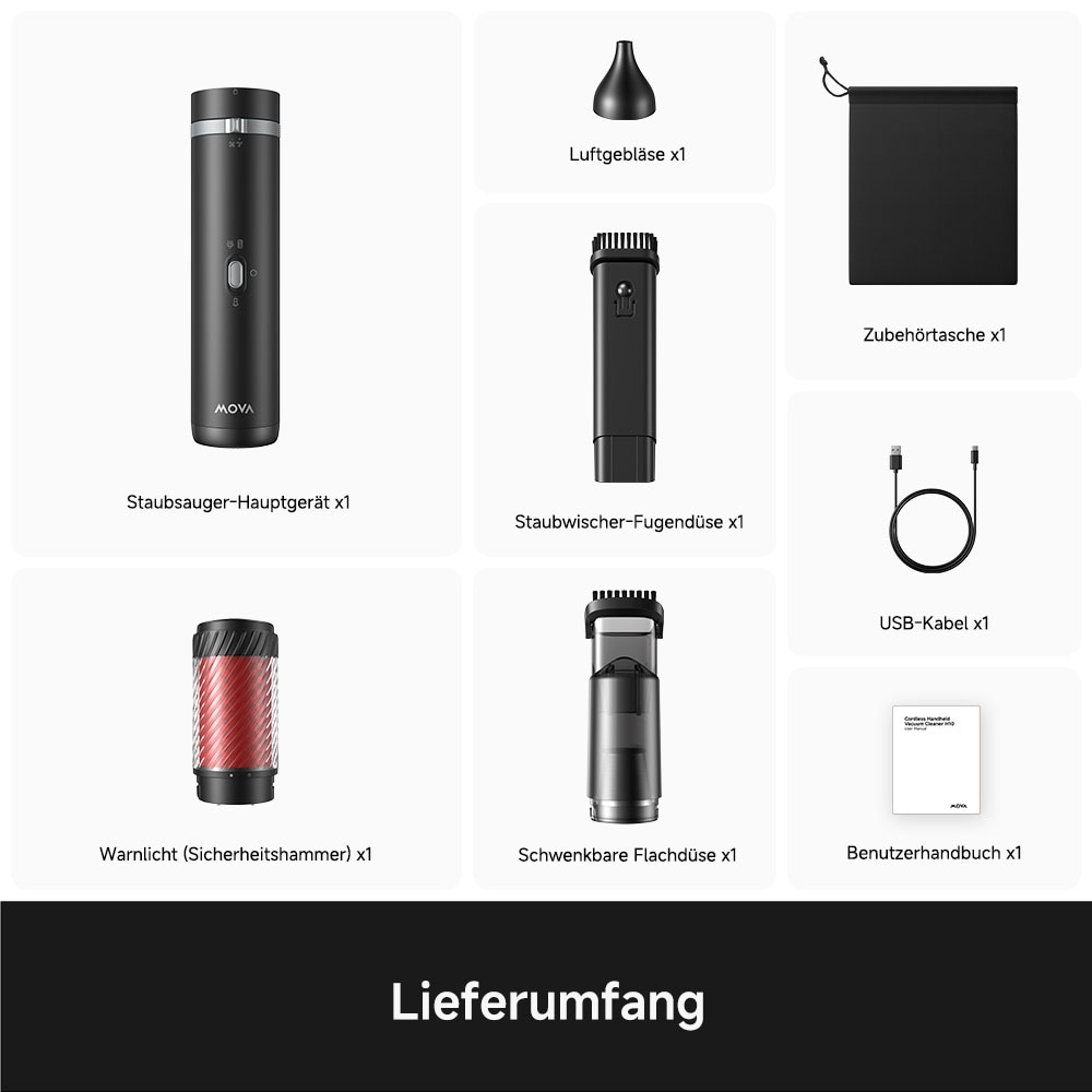 Mova Akku-Handstaubsauger »H10«