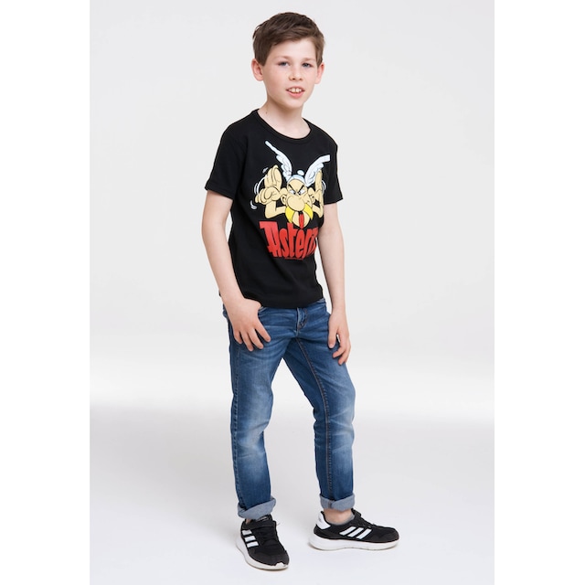 LOGOSHIRT T-Shirt »Asterix - Grimasse«, mit Asterix-Frontprint kaufen | BAUR