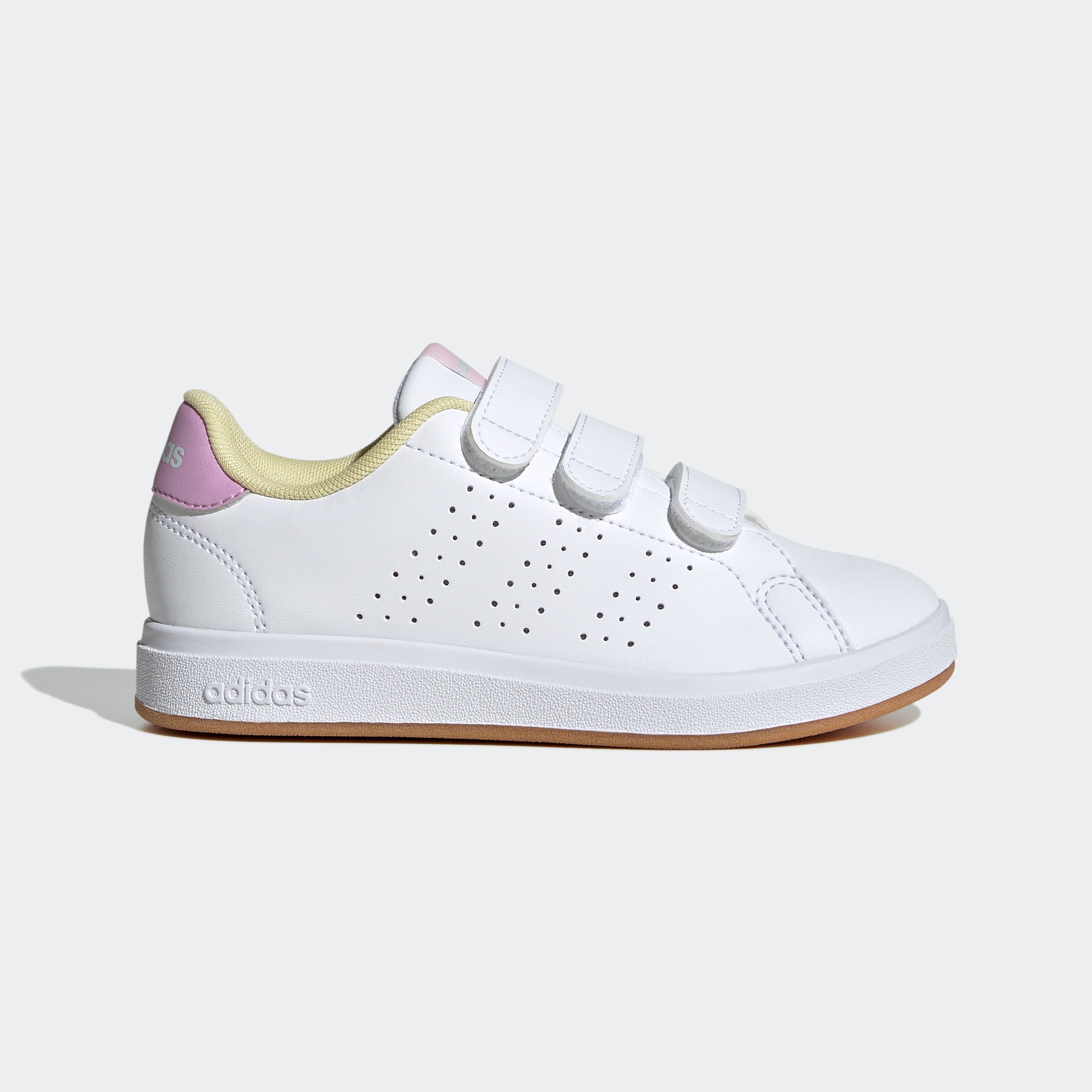 adidas Sportswear Klettschuh »ADVANTAGE BASE 2.0 KIDS«, Design auf den Spuren des adidas Stan Smith