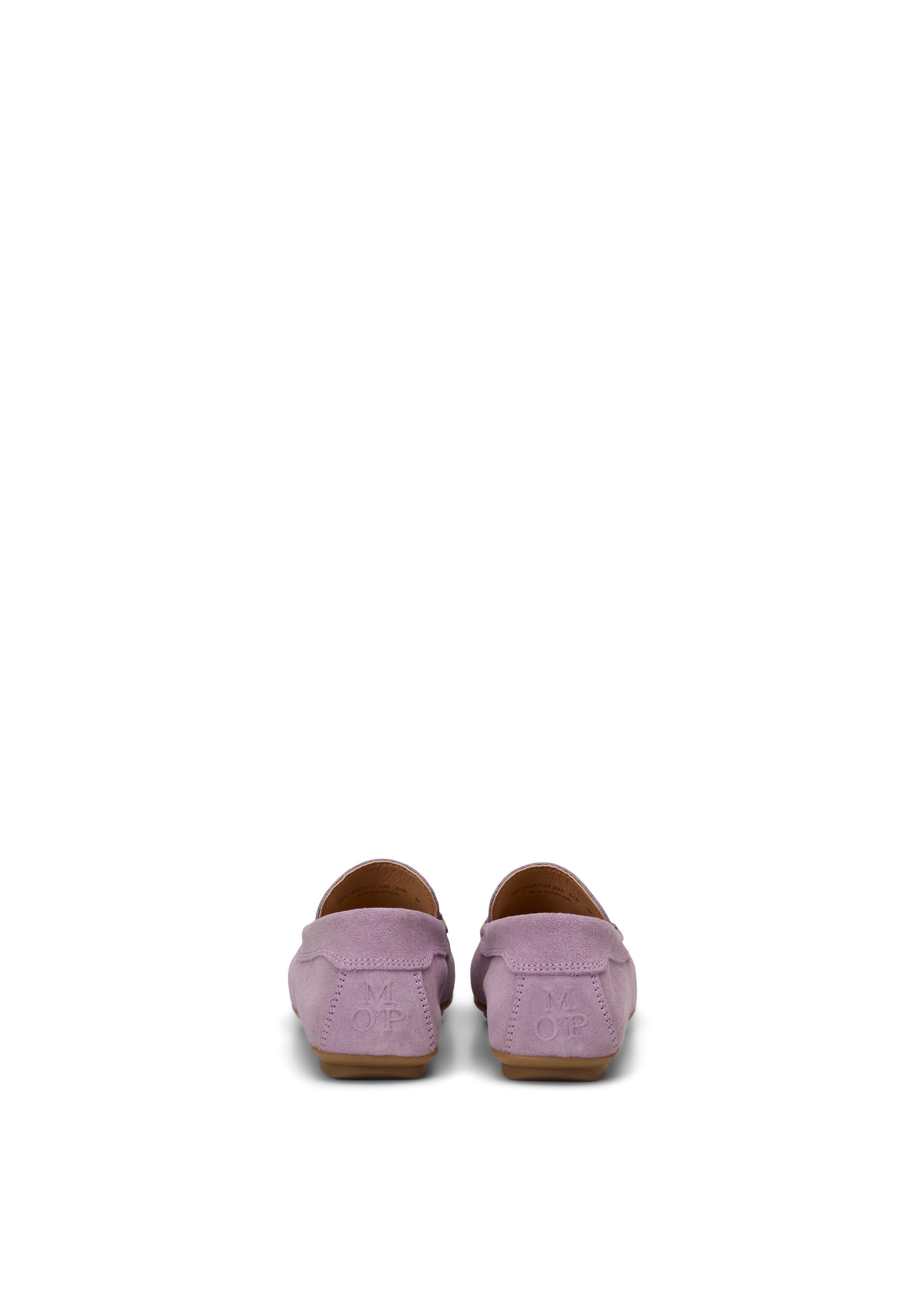Mokassin MARC O'POLO "aus Velours-Rindleder", Damen, Gr. 39, dusty lavender, Obermaterial: 100% Leder (Rind), unifarben, Schuhe Mokassin 3