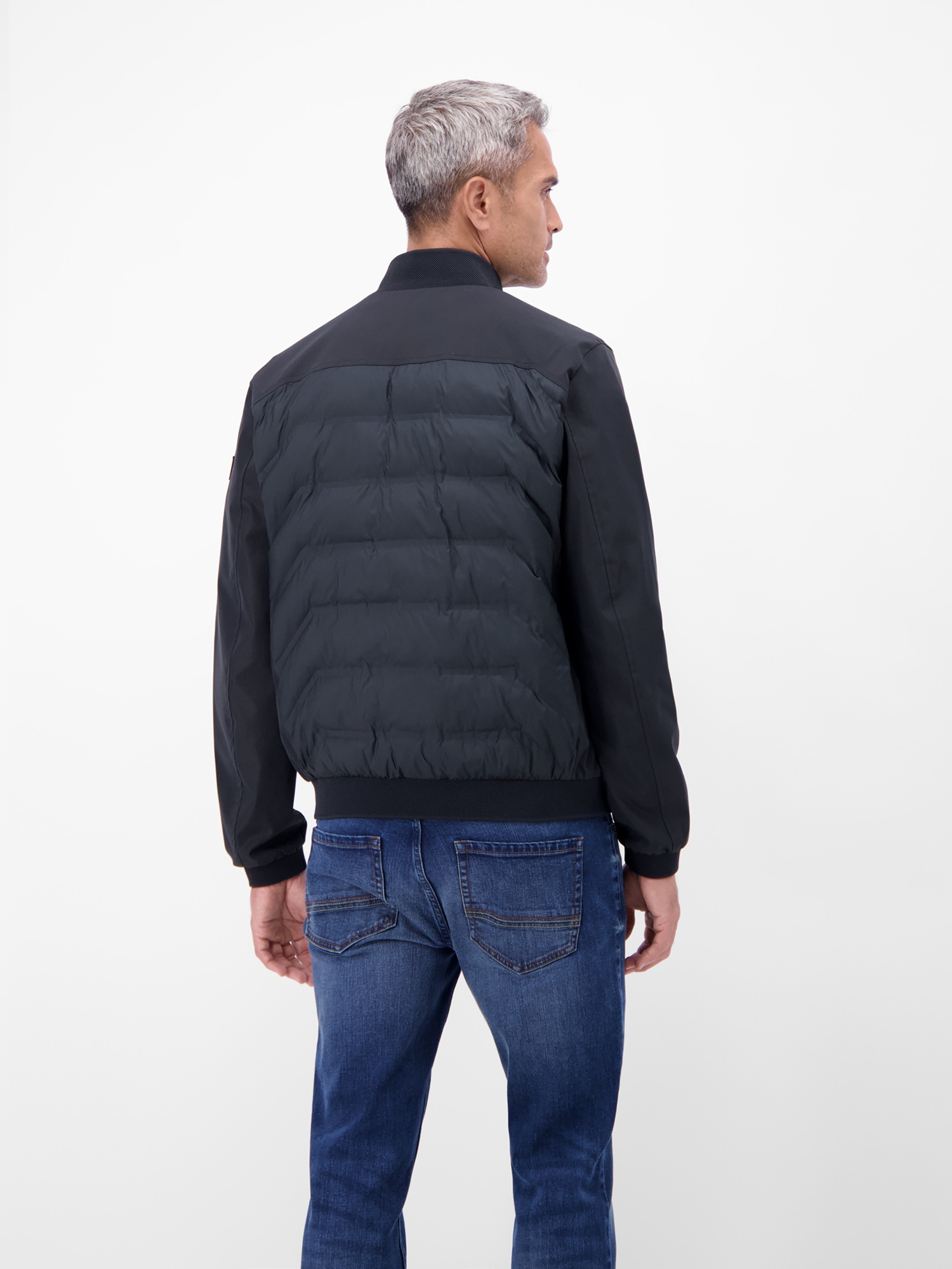 LERROS Outdoorjacke »Sportliche Hybrid-Jacke« ohne Kapuze Wasser- und windabweisend, leicht gefüttert, langarm, Brusttaschen