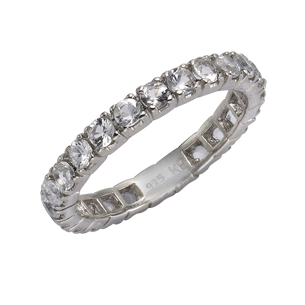 Zeeme Fingerring »925/- Sterling Silber Weißtopas«