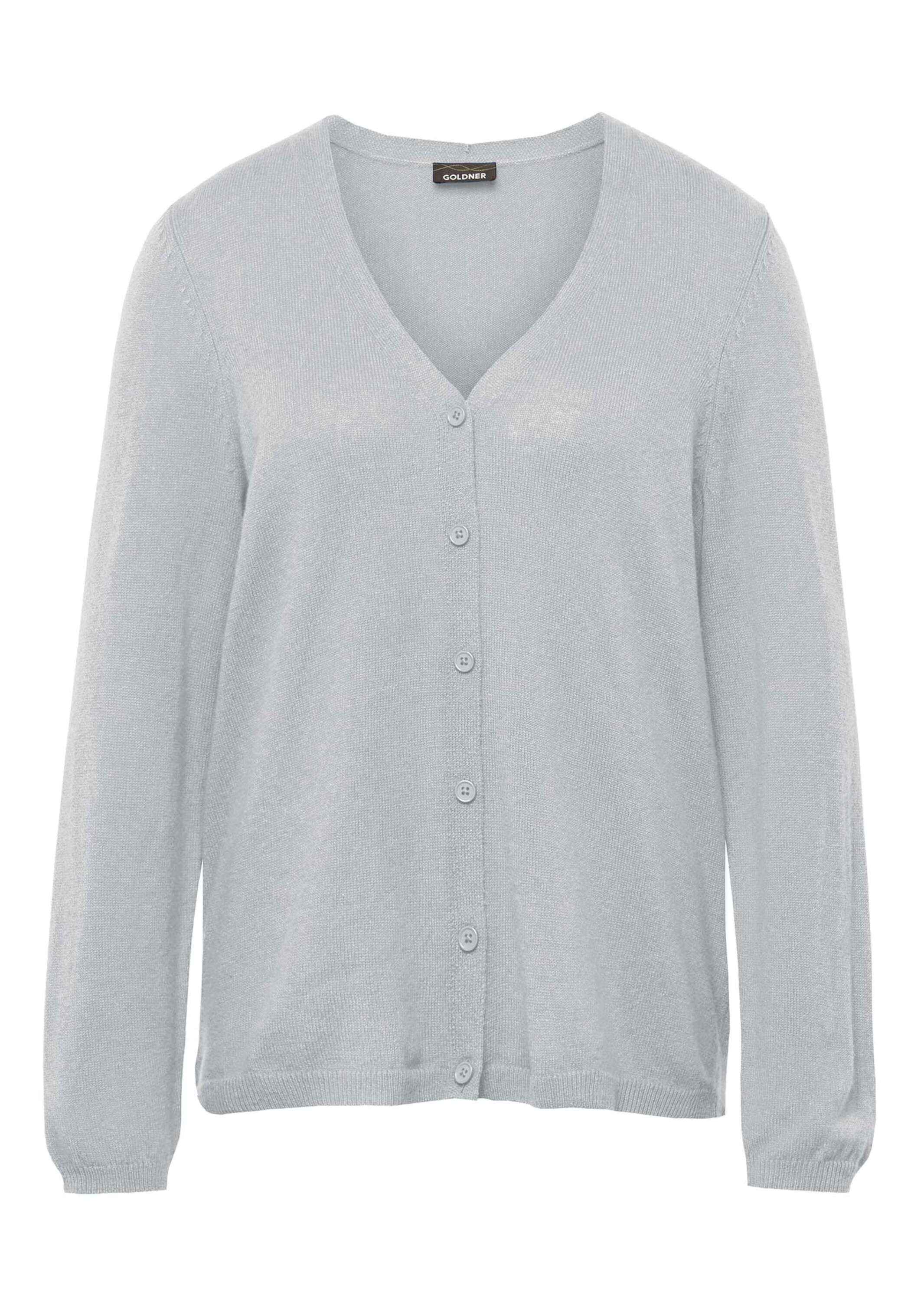GOLDNER Strickjacke "Weiche Kaschmirstrickjacke mit V-Ausschnitt" Ohne günstig online kaufen