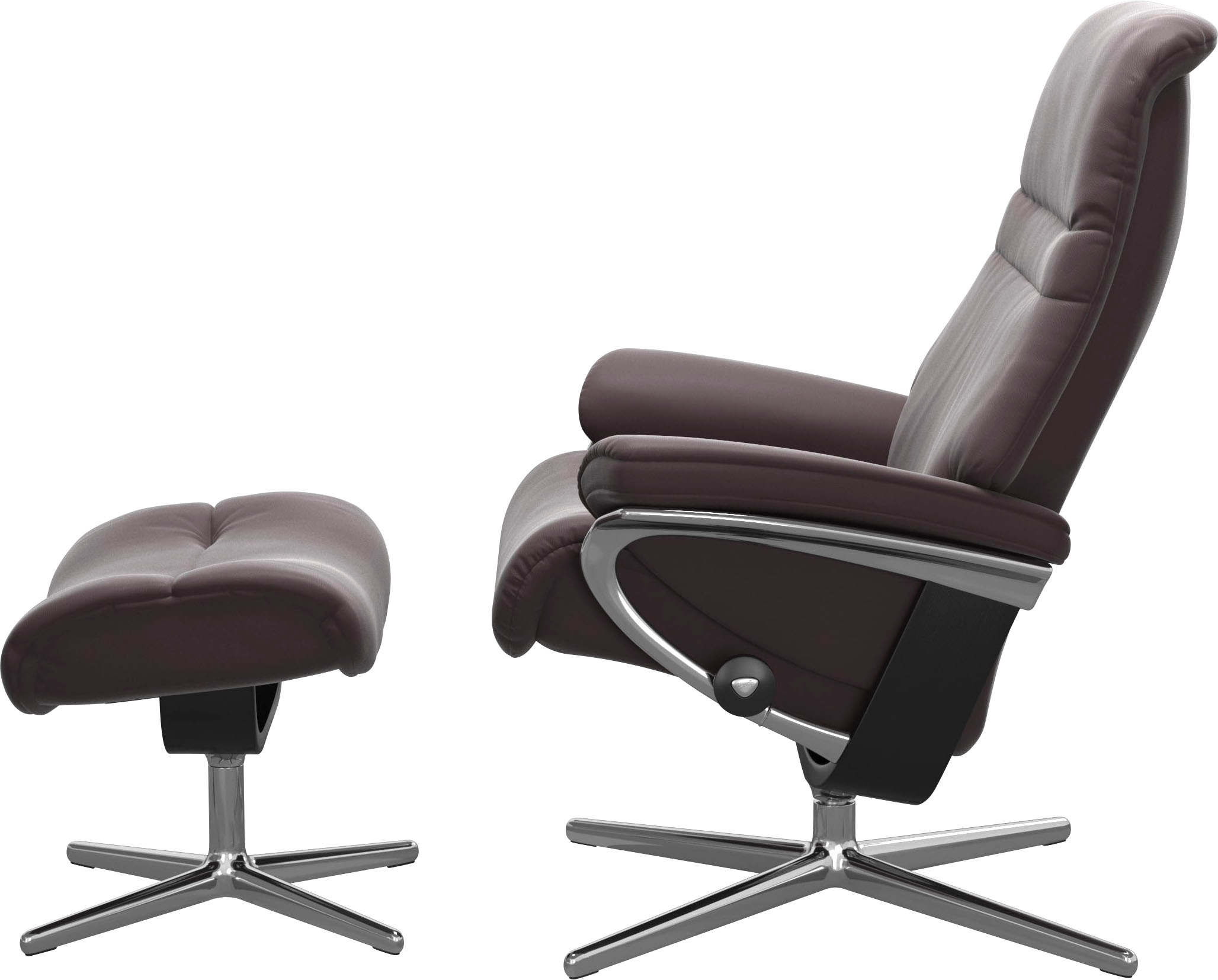 Stressless® Fußhocker »Sunrise«, mit Cross Base, Größe S, M & L, Holzakzent Schwarz