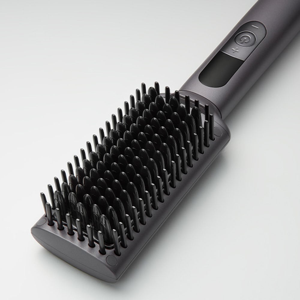 Medion® Glätteisen »Haarglättbürste HB1 (MD19859)«, Keramik-Turmalin, Keramik/Turmalin beschichtete Borsten, Ionen-Technologie