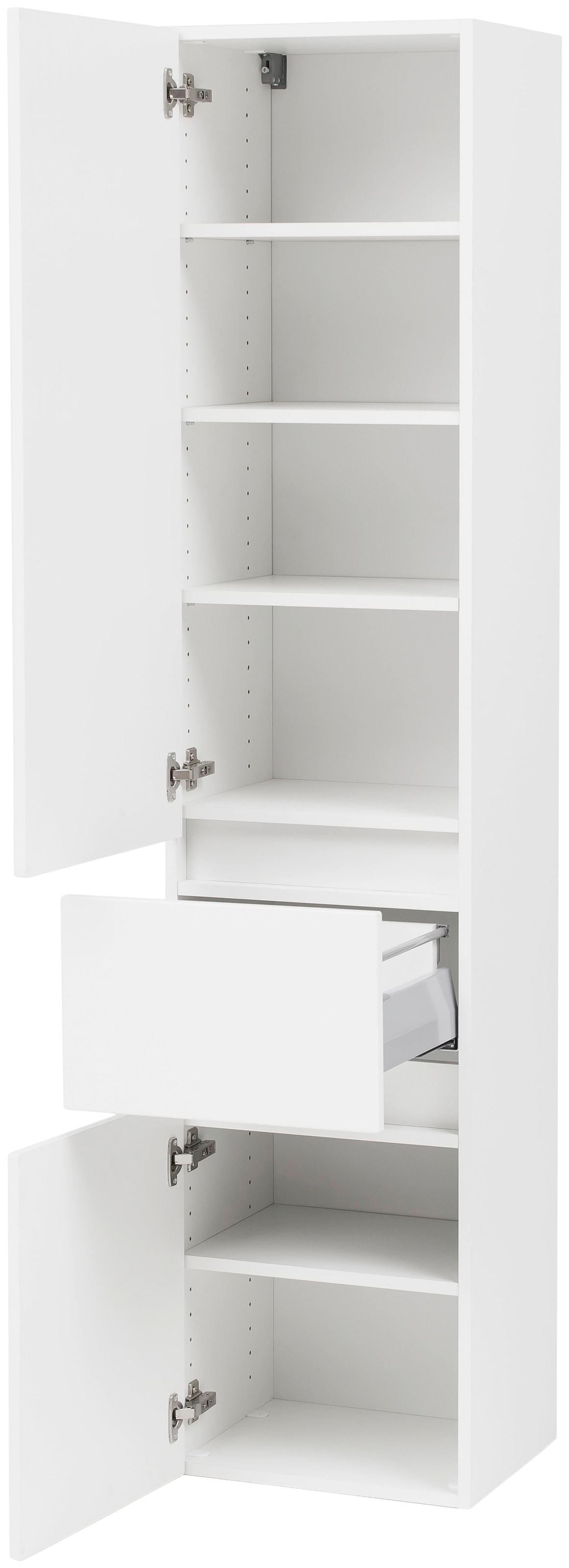 welltime Seitenschrank »Kaunas«, 40 cm breit, mit Schubkasten, Soft-Close-Funktion