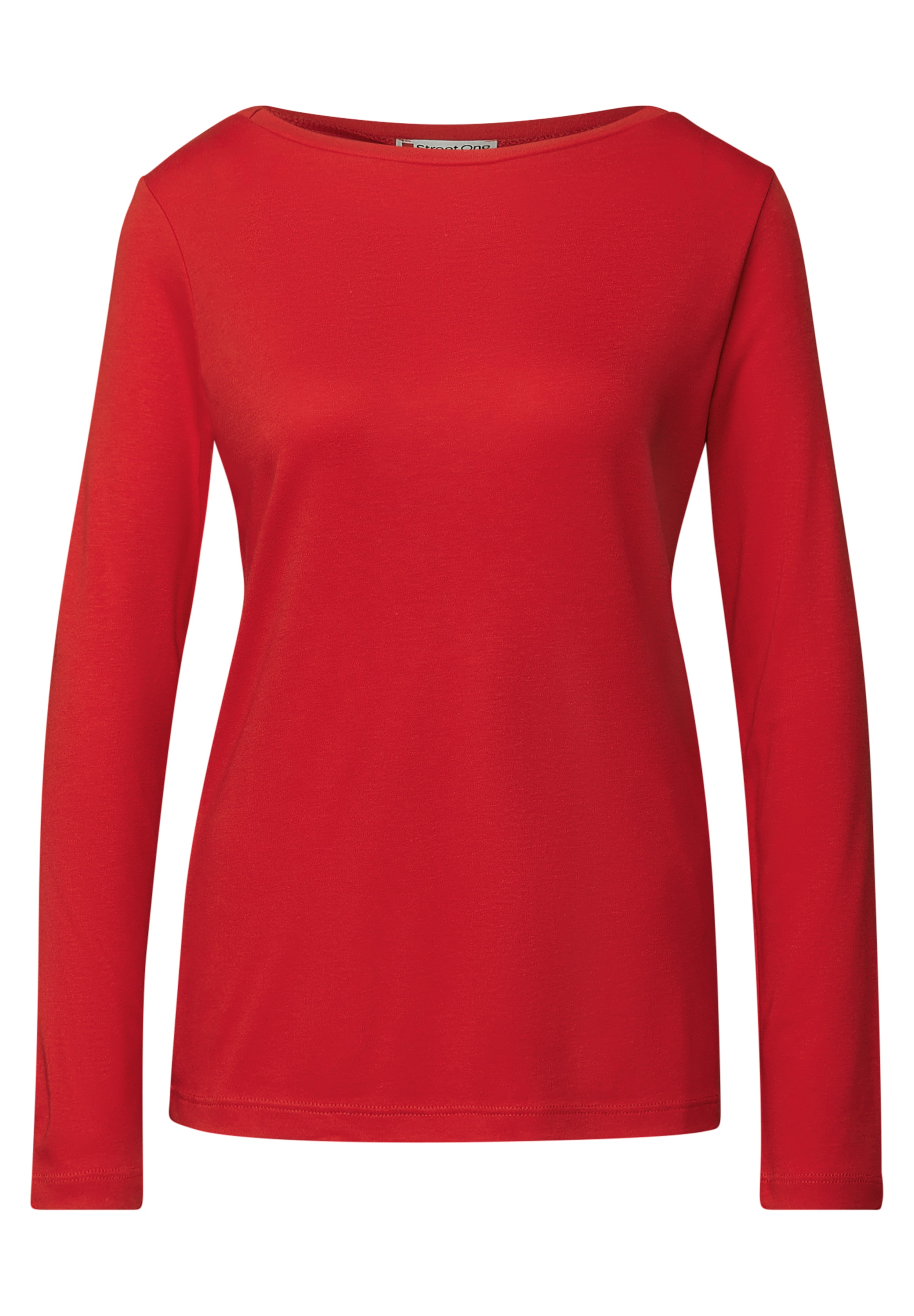 STREET ONE Langarmshirt, im soften Baumwoll-Mix
