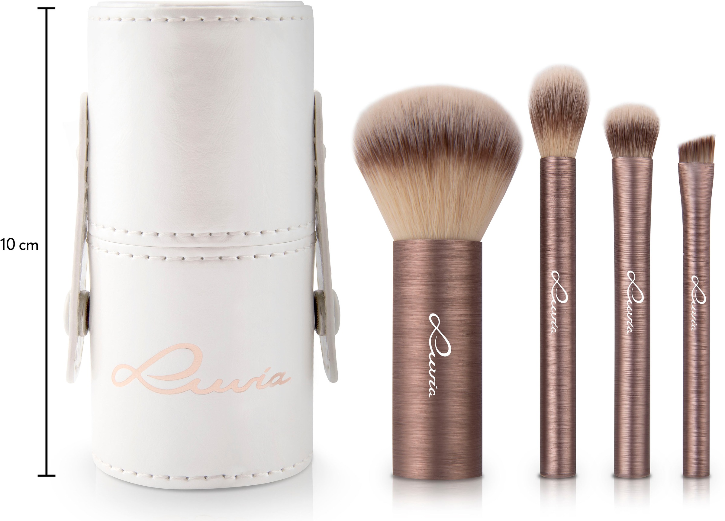 Luvia Cosmetics Kosmetikpinsel-Set »Mini Prime Vegan«, (5 tlg.)