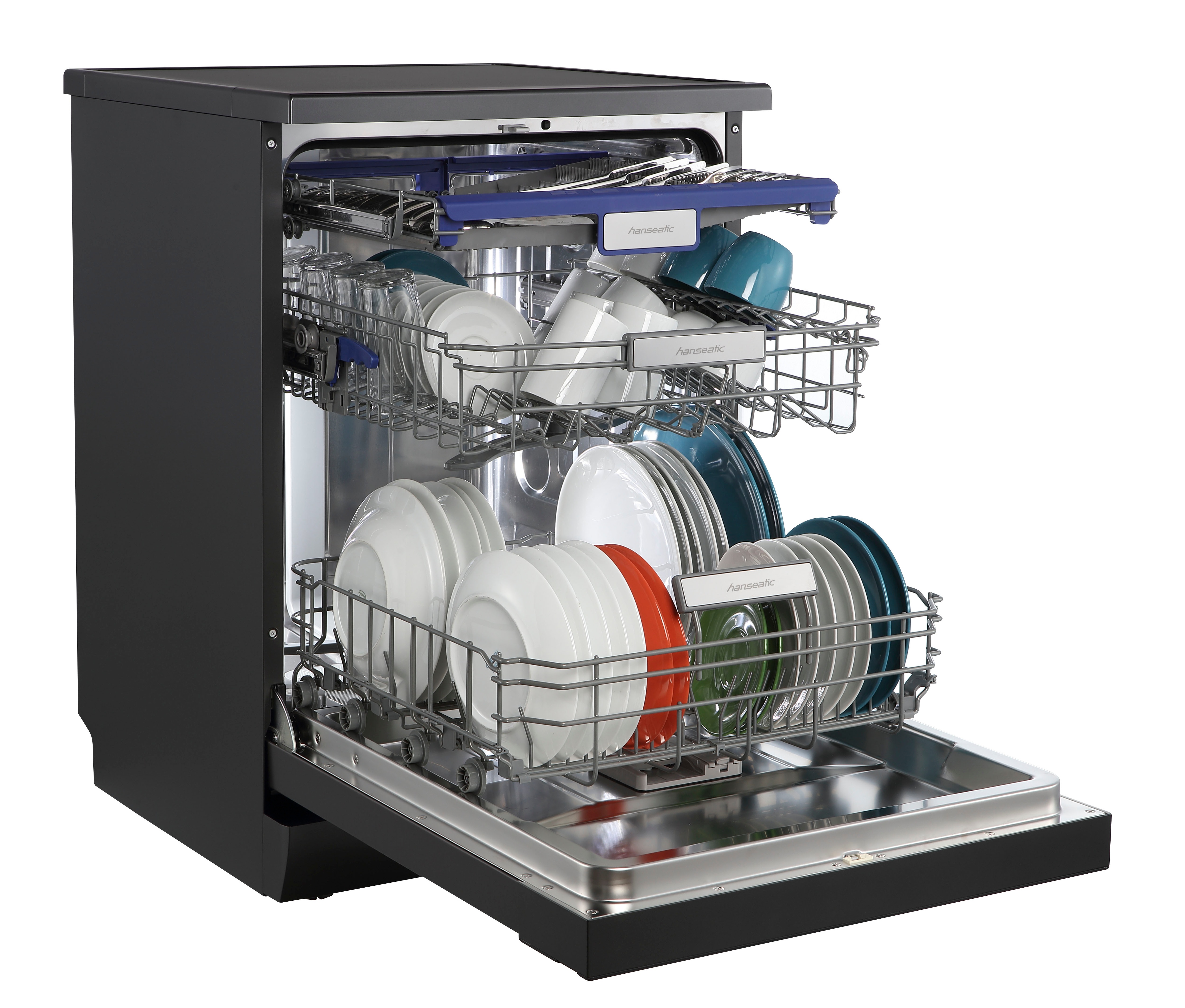 Thumbnail - Hanseatic Standgeschirrspüler "HF6B14B35E" 14 tlg. Maßgedecke