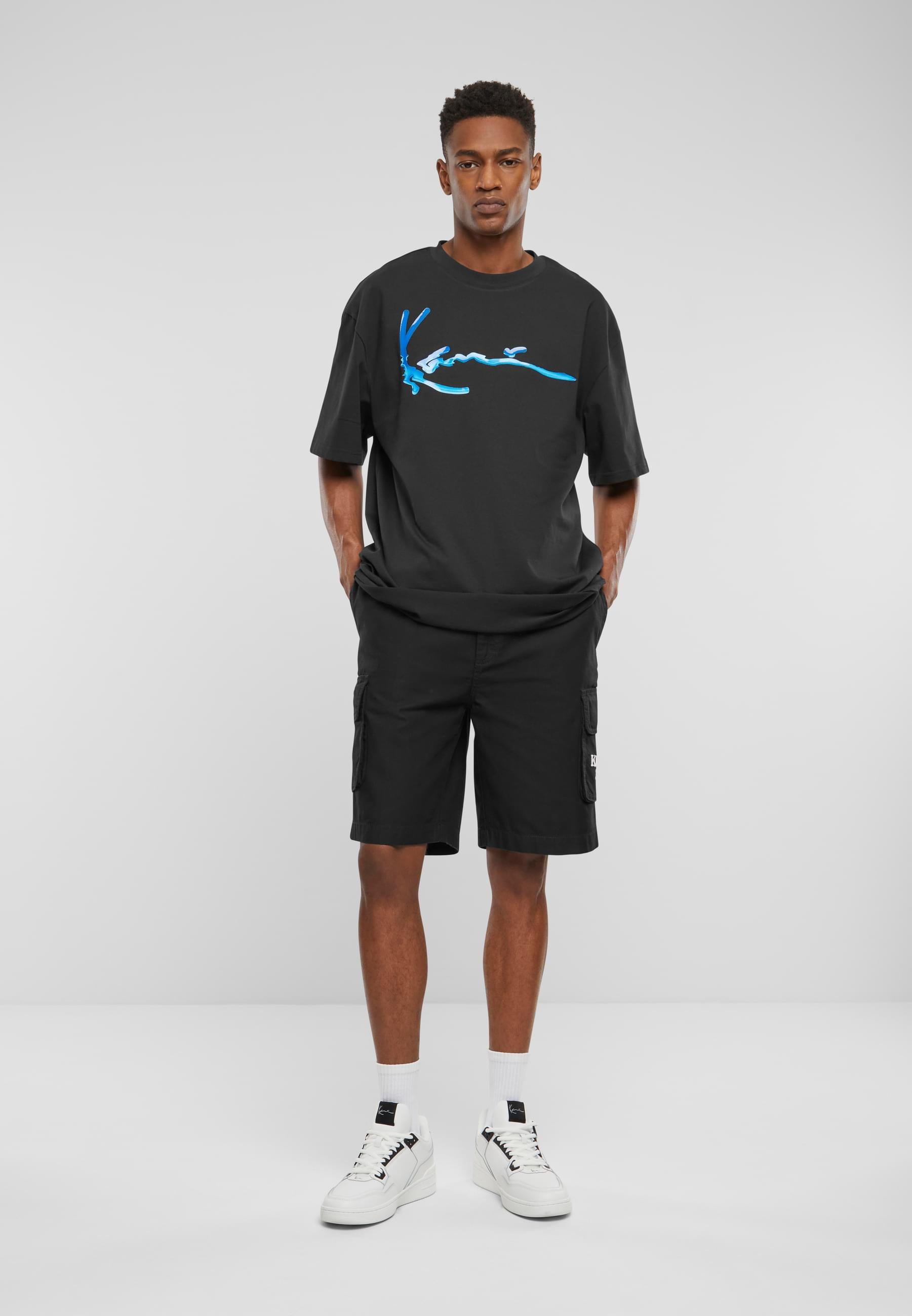 Karl Kani T-Shirt »Karl Kani Herren KM242-025-2 Water Signature Tee«, (1 tlg.)