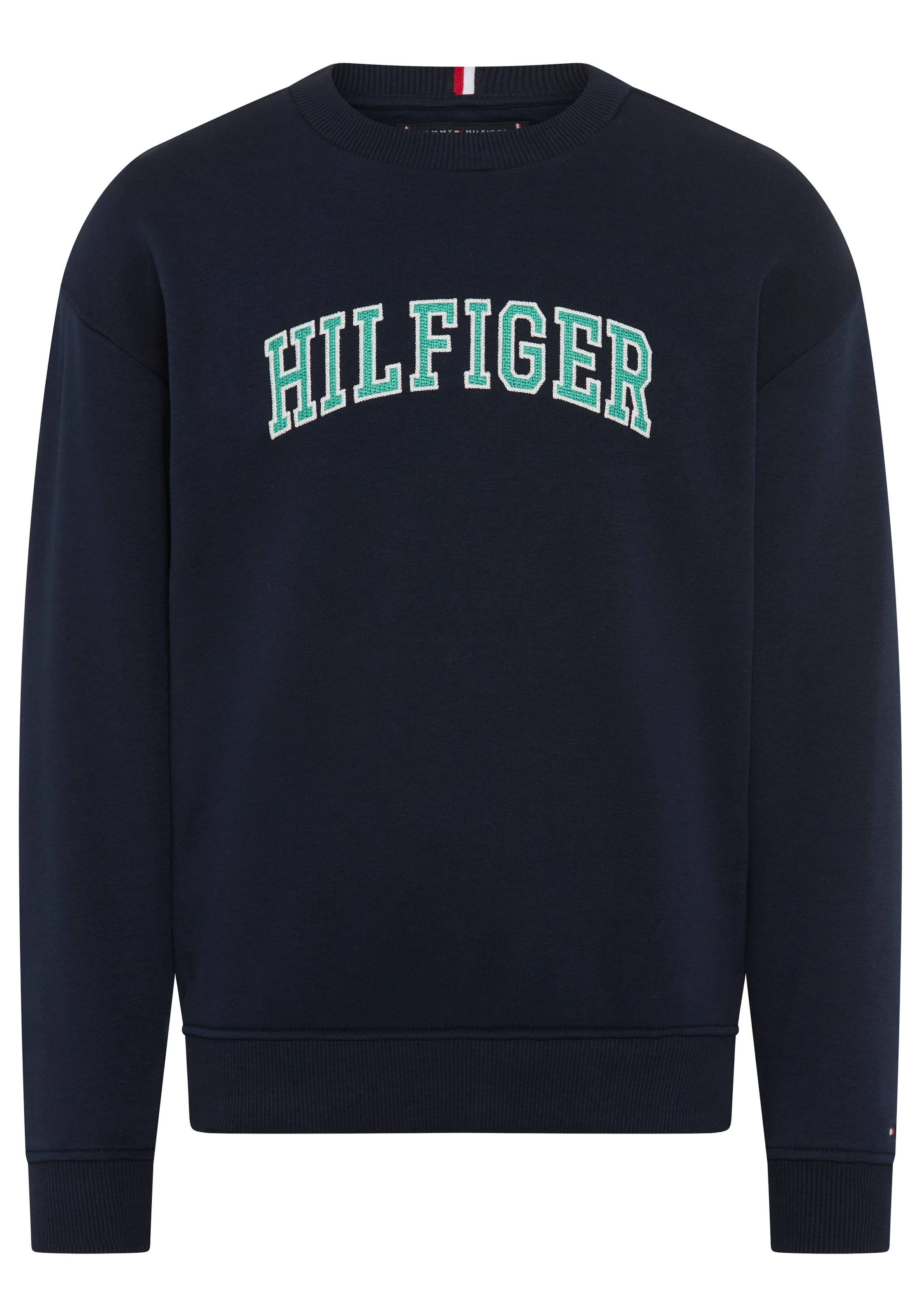 Tommy Hilfiger Sweatshirt »HILFIGER VARSITY SWEATSHIRT«, für Kinder bis 16 Jahre, Rundhals
