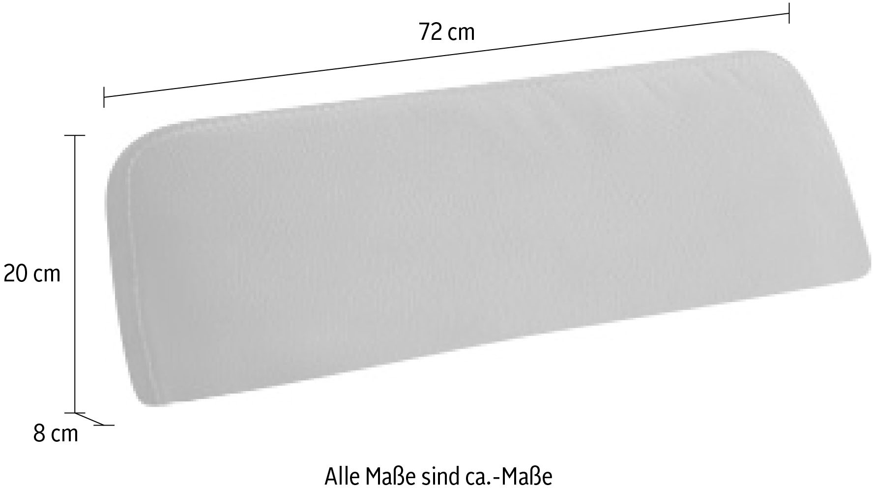 W.SCHILLIG Sofakissen »run«, Nierenkissen, Breite 72 cm