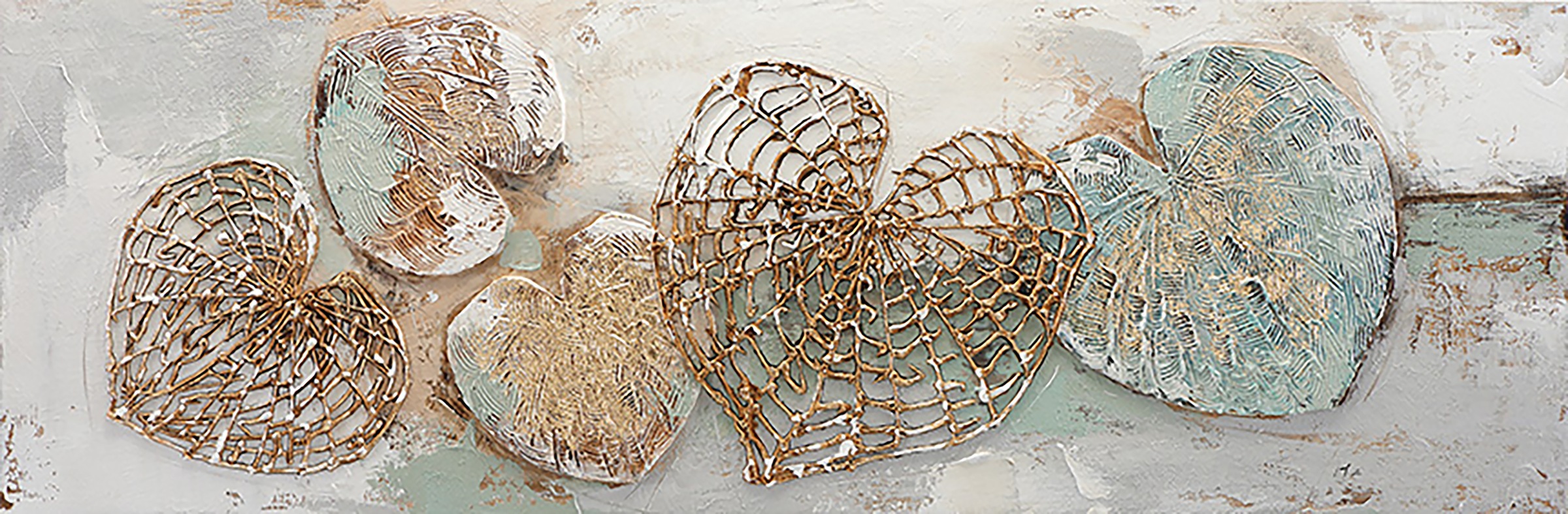 Bönninghoff Ölgemälde Abstrakt  Blätter  Blätterbilder  Formen  Kunst  Symb günstig online kaufen