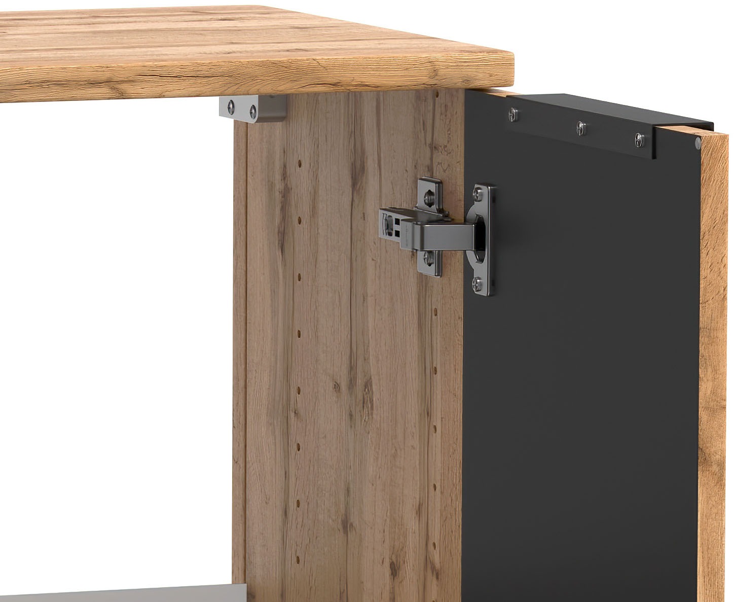 welltime Waschbeckenunterschrank, Welltime, Breite 60 cm, 2-türig, gedämpft