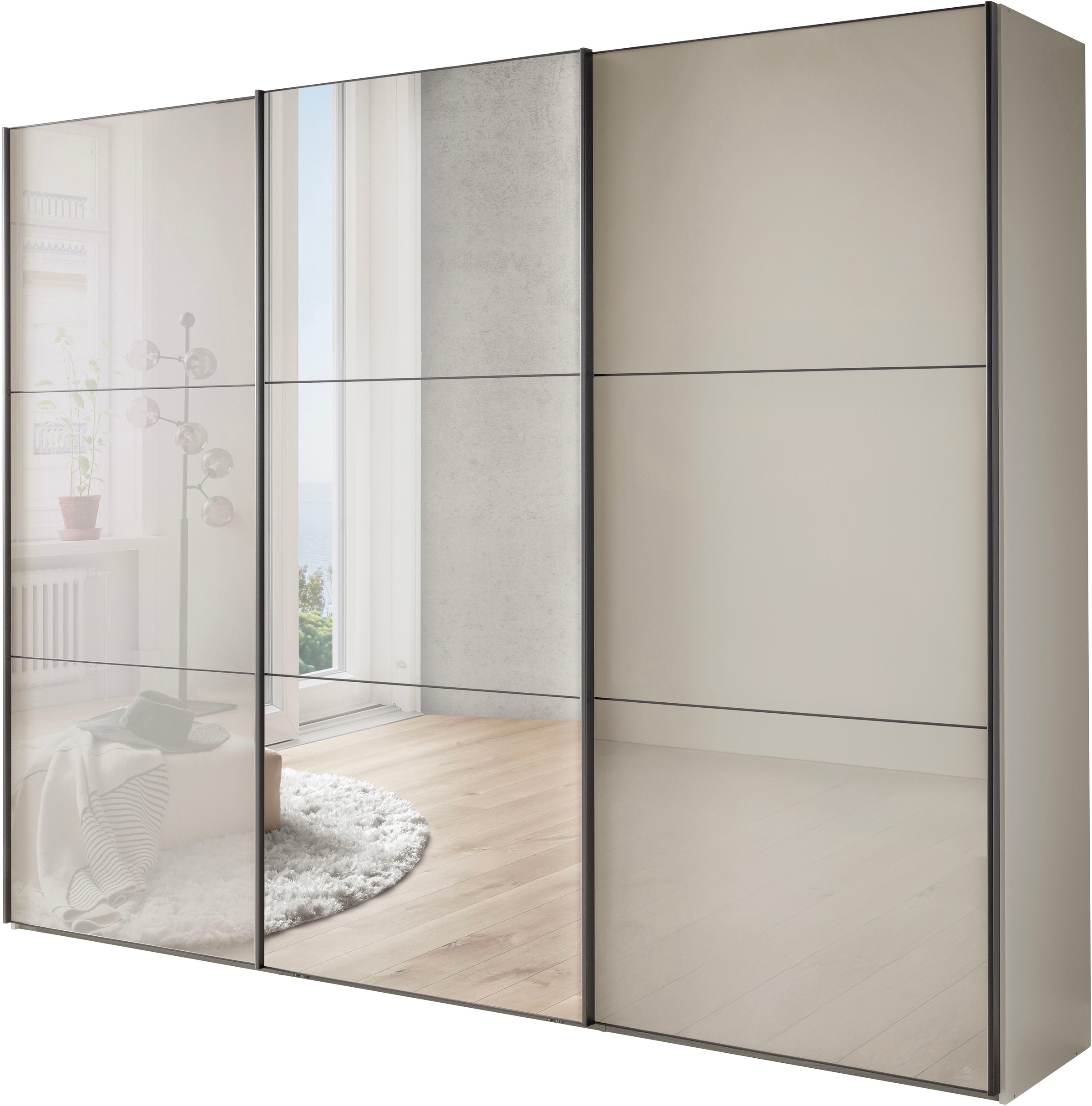 WIEMANN "Phoenix, Made in Germany, modernes Design, Highlight, Blickfang" Viele Farbkombinationen, in 4 Breiten und in 2 Höhen erhältlich, maximaler Staurraum, inkl.Einlegeböden, Wäscheböden u. Dämpfer