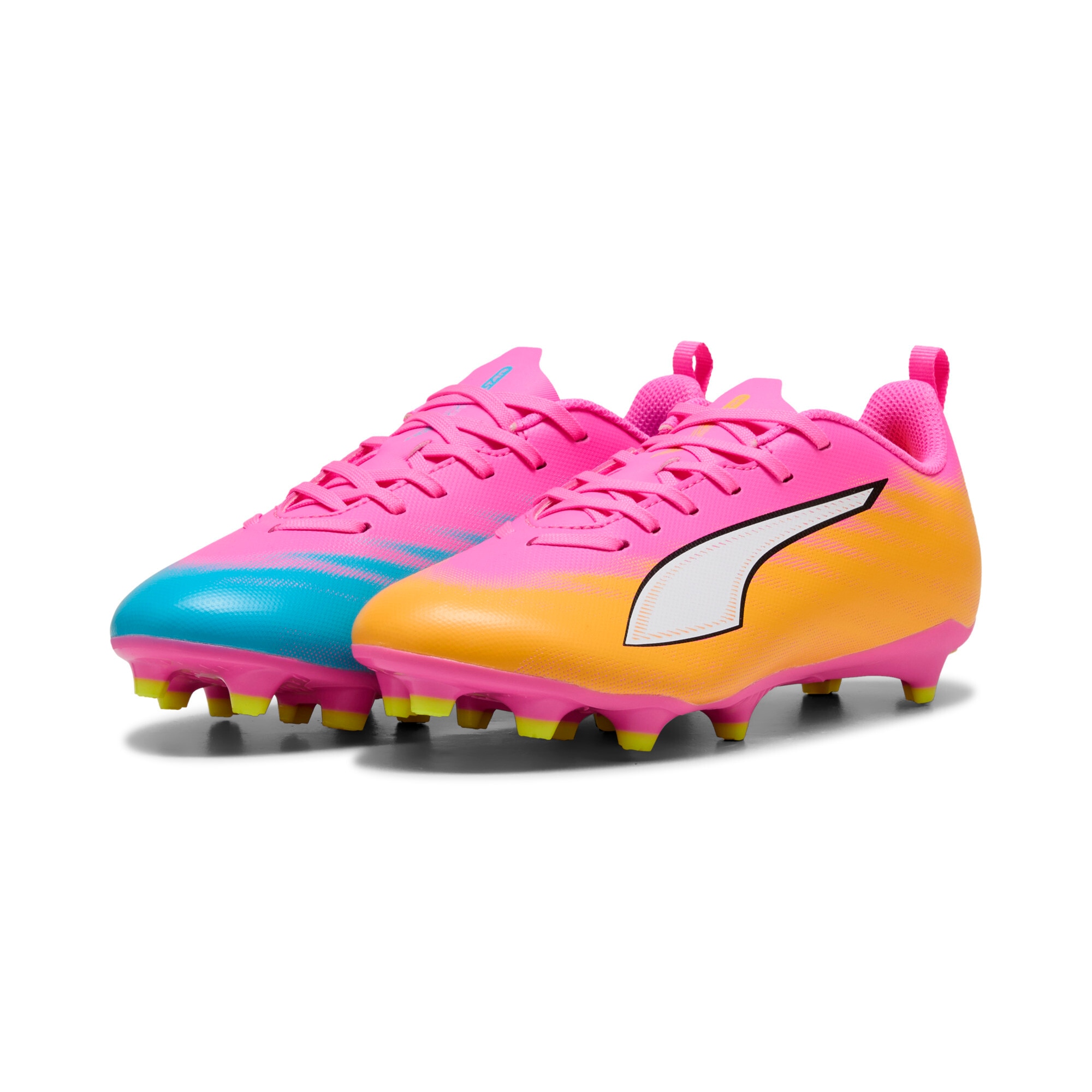 PUMA Fußballschuh "ULTRA 6 PLAY FG/AG JR" für Rasen- und Kunstrasenplätze, atmungsaktiv, mit Schnürung