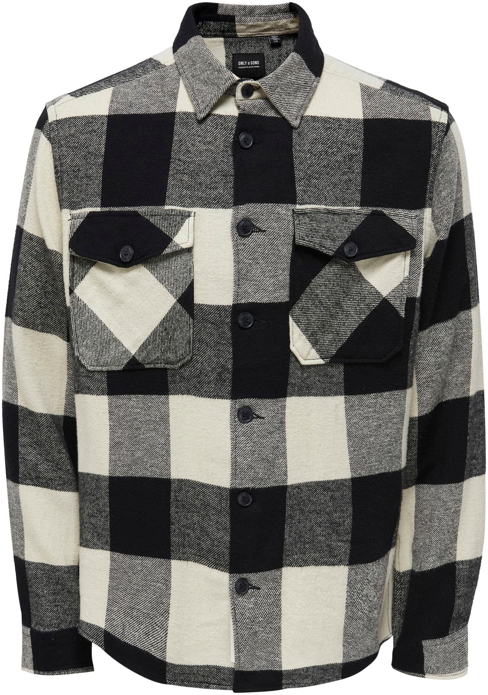 ONLY & SONS Karohemd »MILO LIFE CHECK OVERSHIRT«