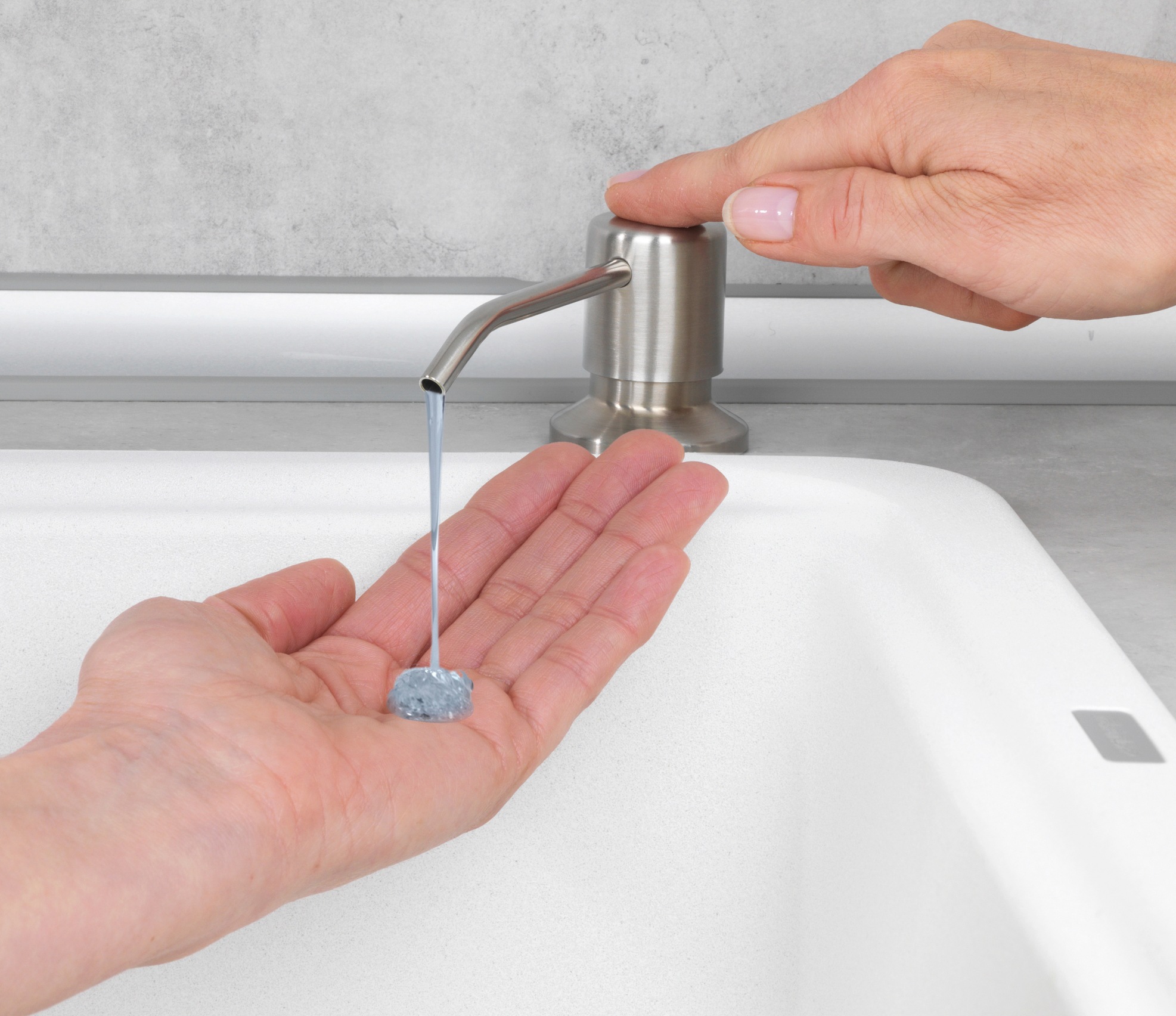 Thumbnail - WENKO Seifenspender "Monti" Einbau Seifen- und Spülmittelspender