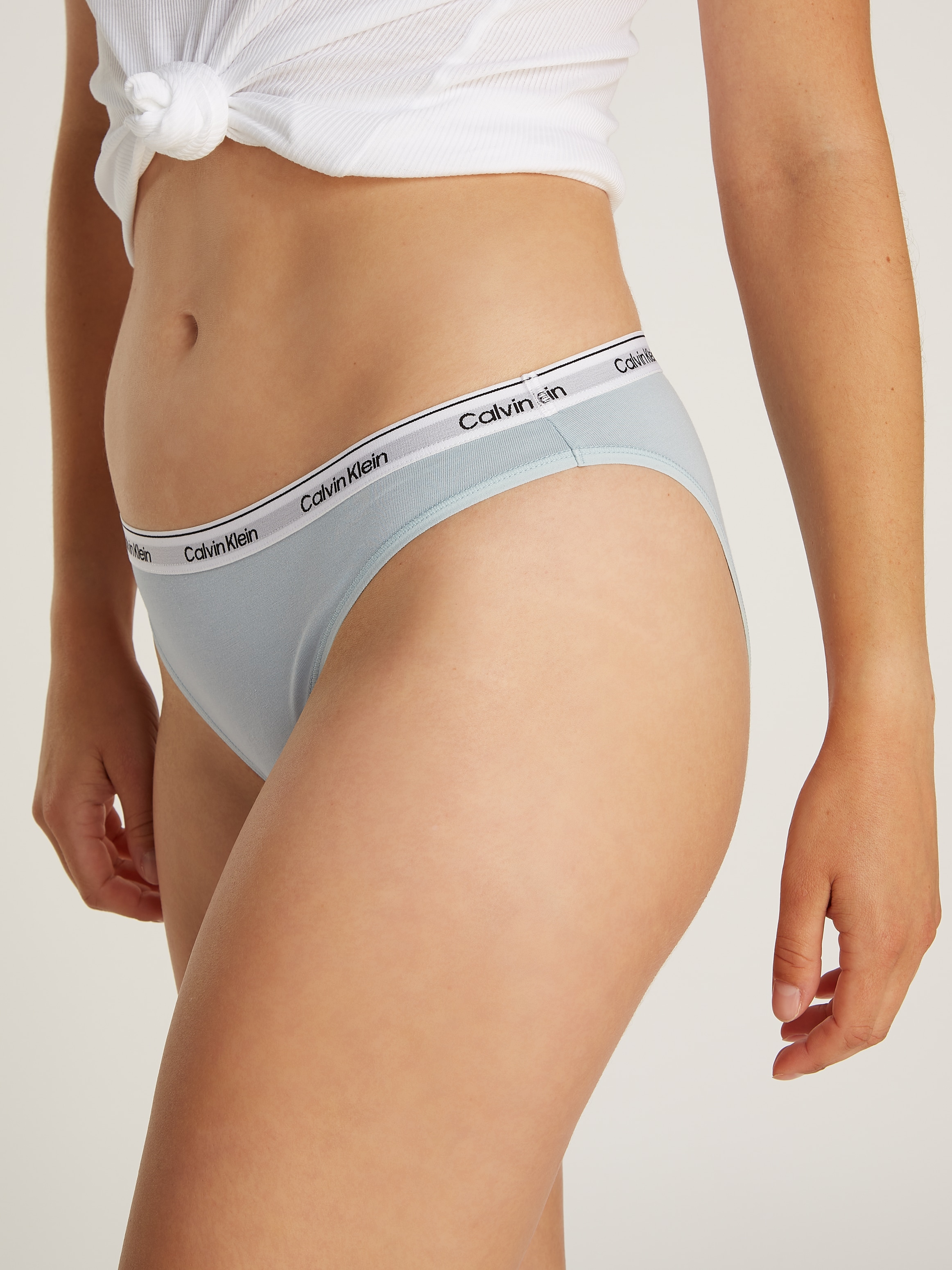Calvin Klein Underwear Bikinislip »3 PACK BIKINI (LOW-RISE)«, (3 St.), Low Rise mit Logobund