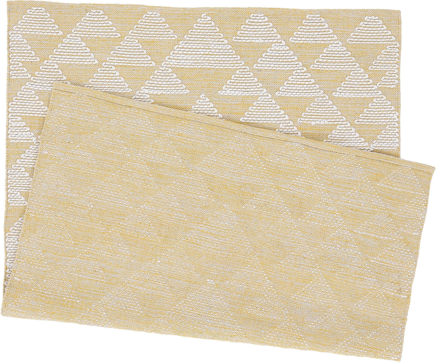 carpetfine Teppich »Kelim Durry«, rechteckig, Baumwolle handgewebt, Hoch-Tief Effekt, geometrisch, reine | bestellen Handweb, BAUR