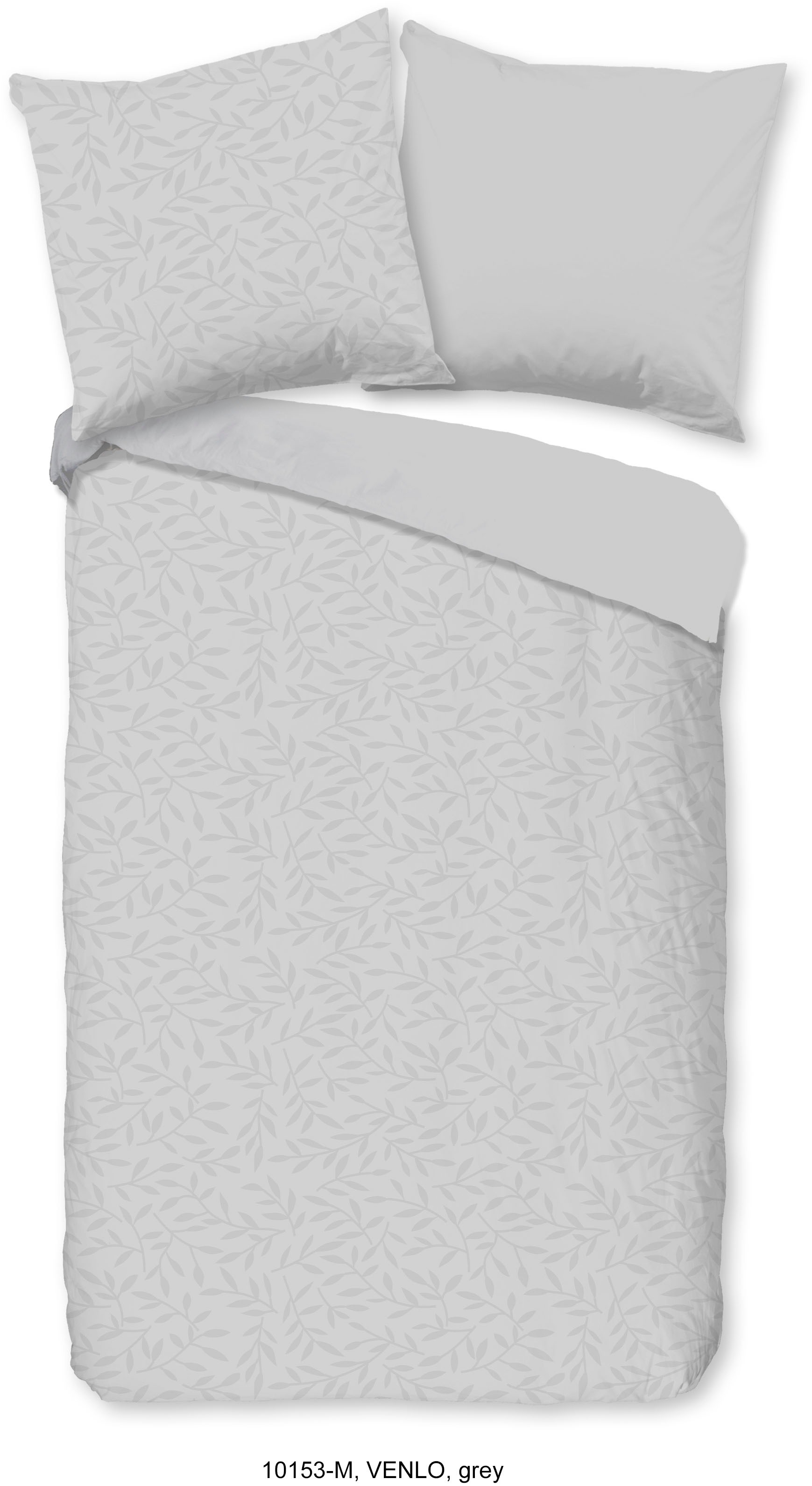 PURE luxury collection Wendebettwäsche »Venlo« 2 Mikrofaser, Pflegeleicht, Reißverschluss, Wende, 3D, blume, uni muster