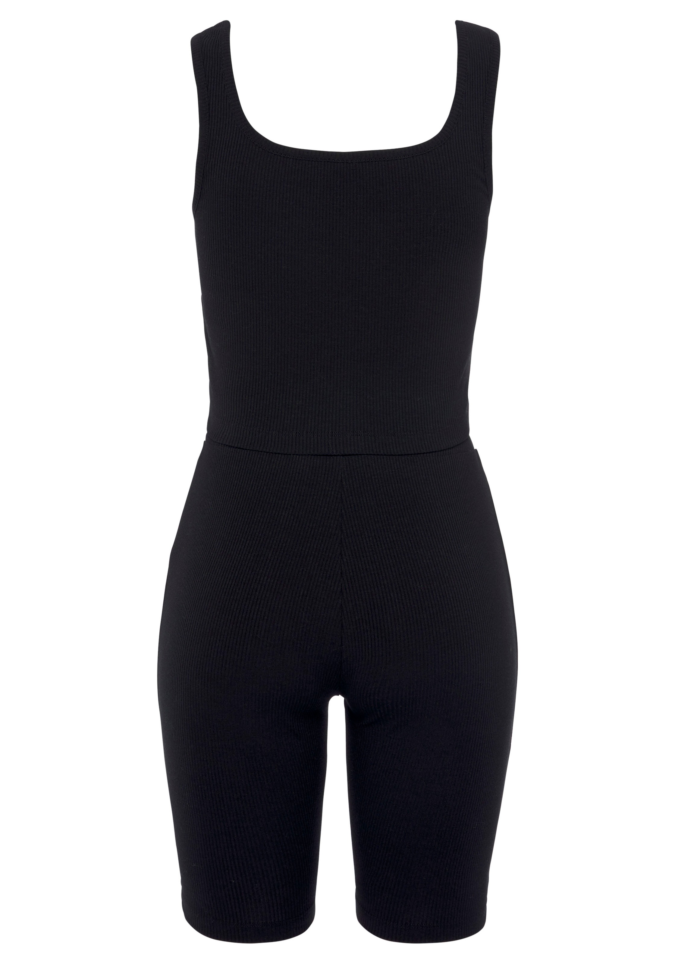LASCANA Shorty, bestehend aus Top und Shorts aus Rippmaterial, Homewear-Set