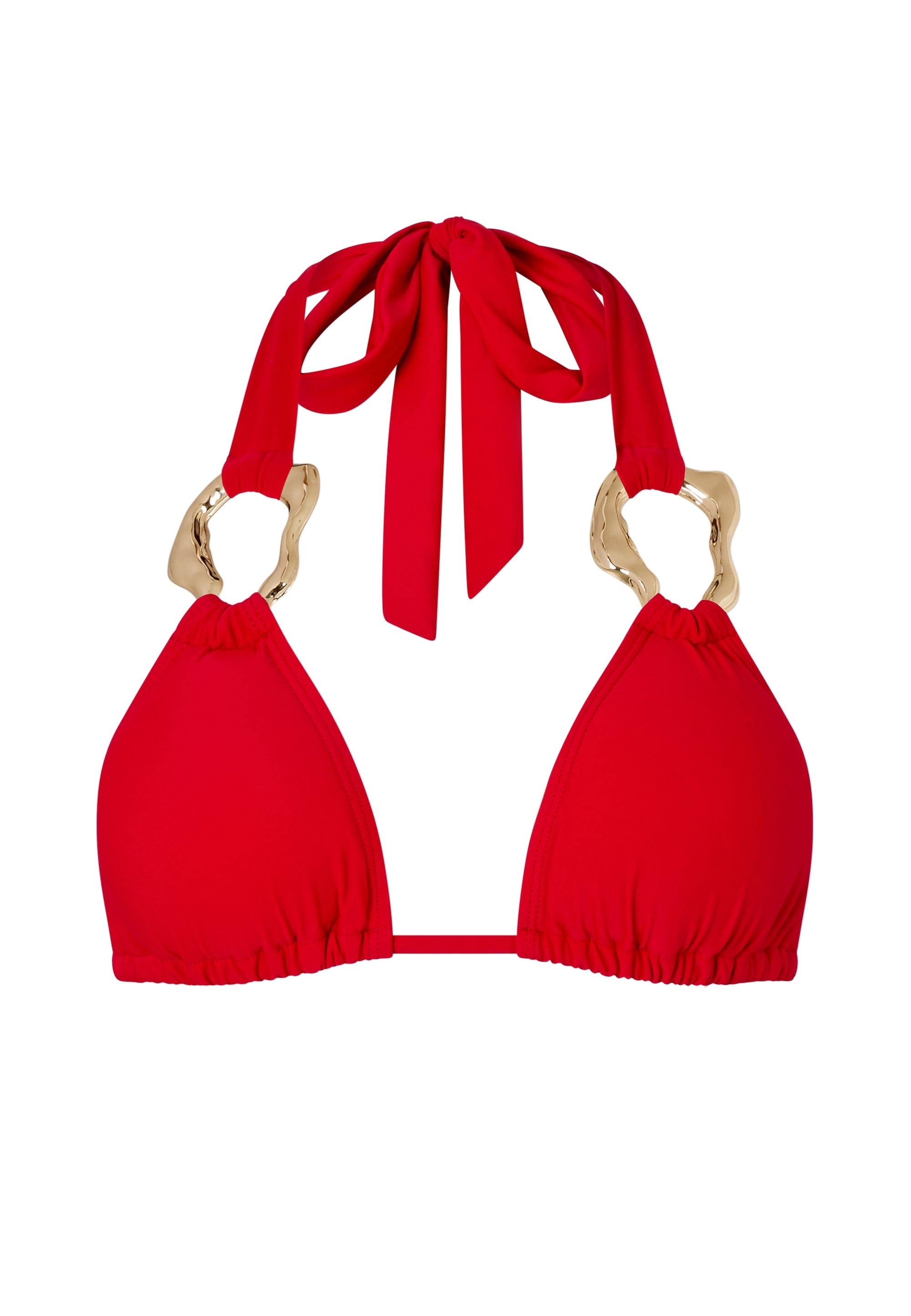 Moda Minx Triangel-Bikini-Top, (1 St.), mit tollen Ring-Elementen